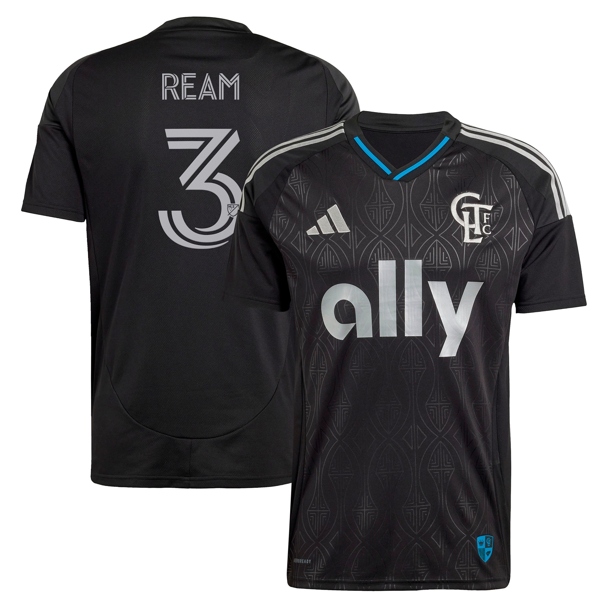 Tim Ream Charlotte Fc 2025 Fortress Kit Replica Player Jersey Black