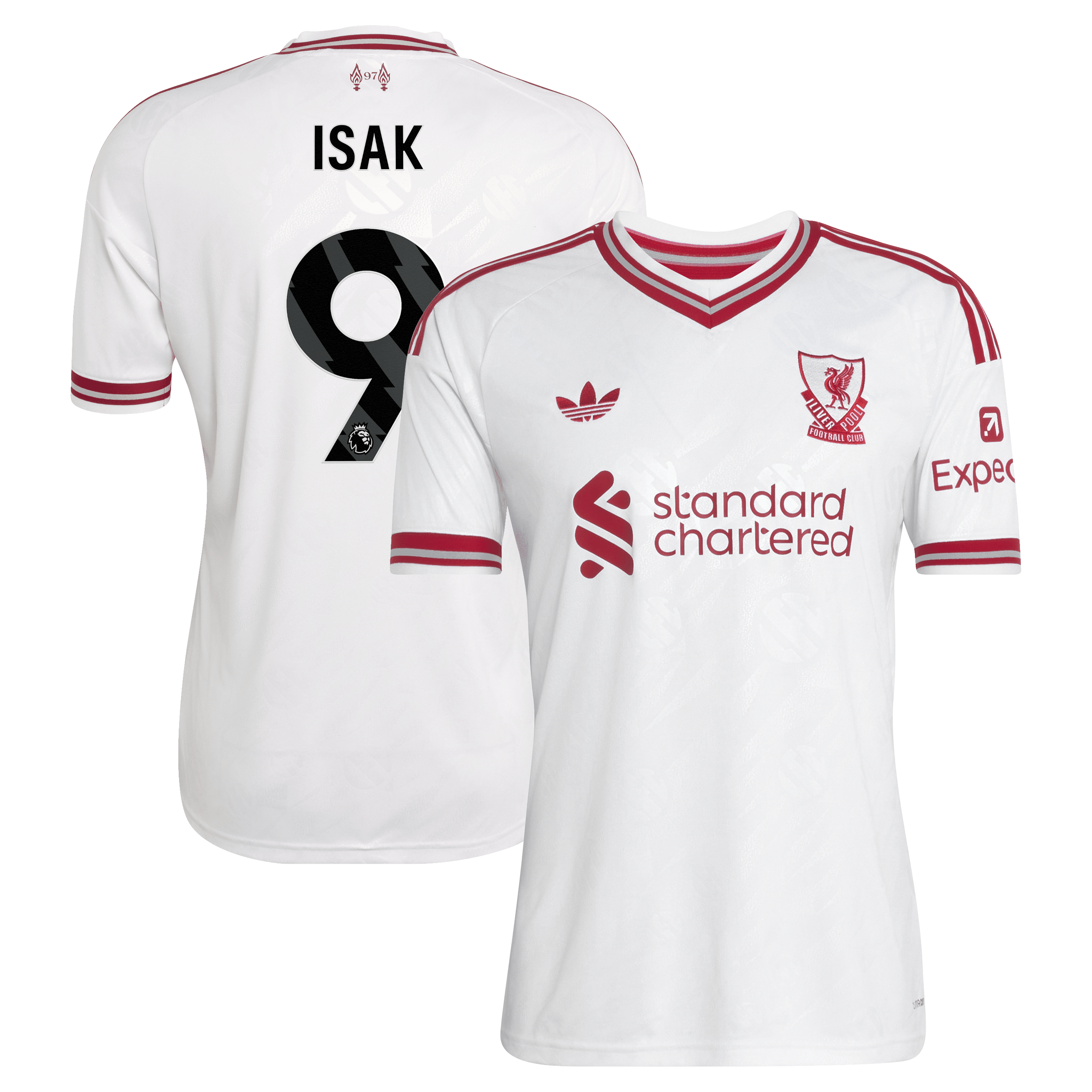 Alexander Isak Liverpool 2026/27 Away Replica Jersey White