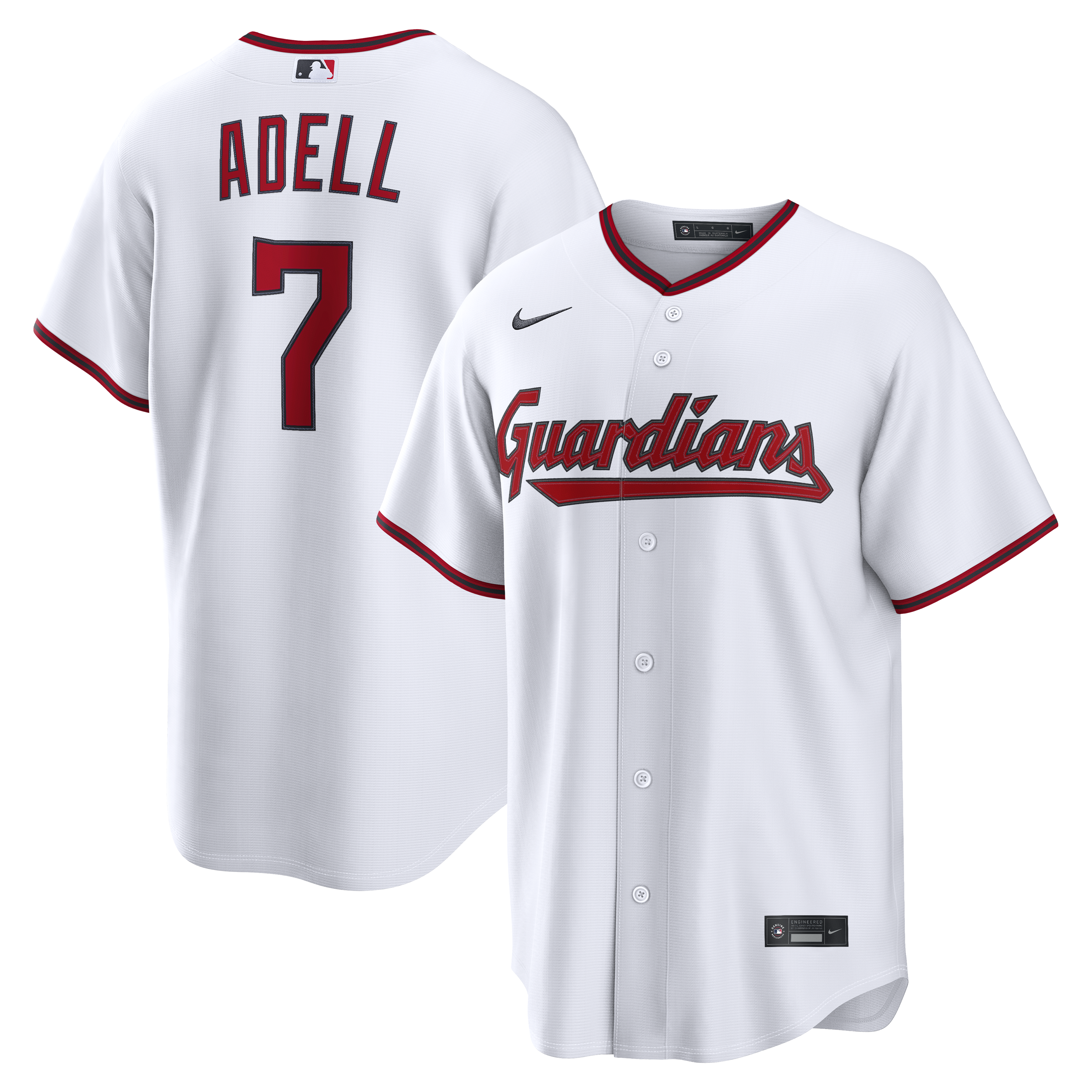 Jo Adell Cleveland Guardians Home Replica Jersey White