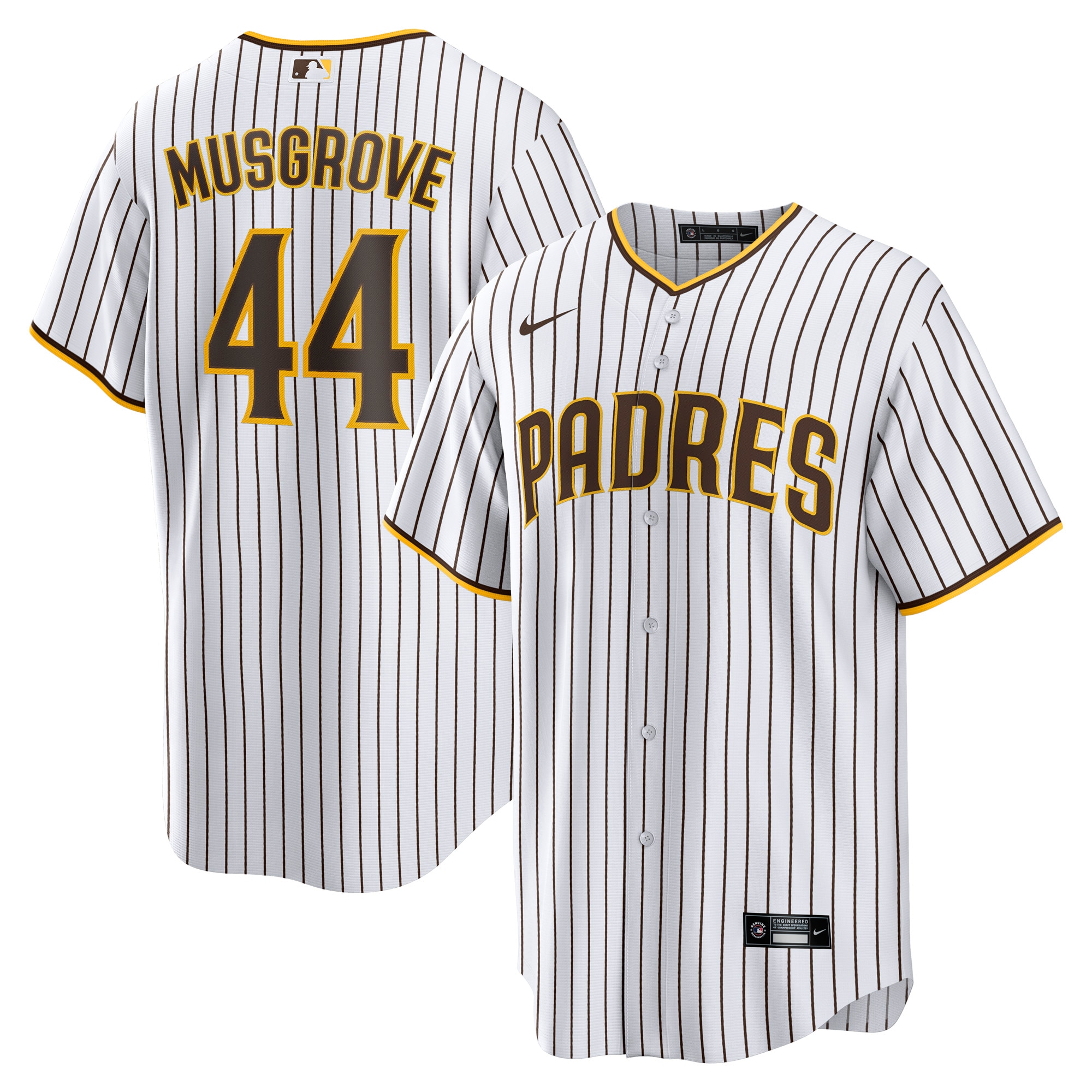 Joe Musgrove San Diego Padres Home Replica Jersey White