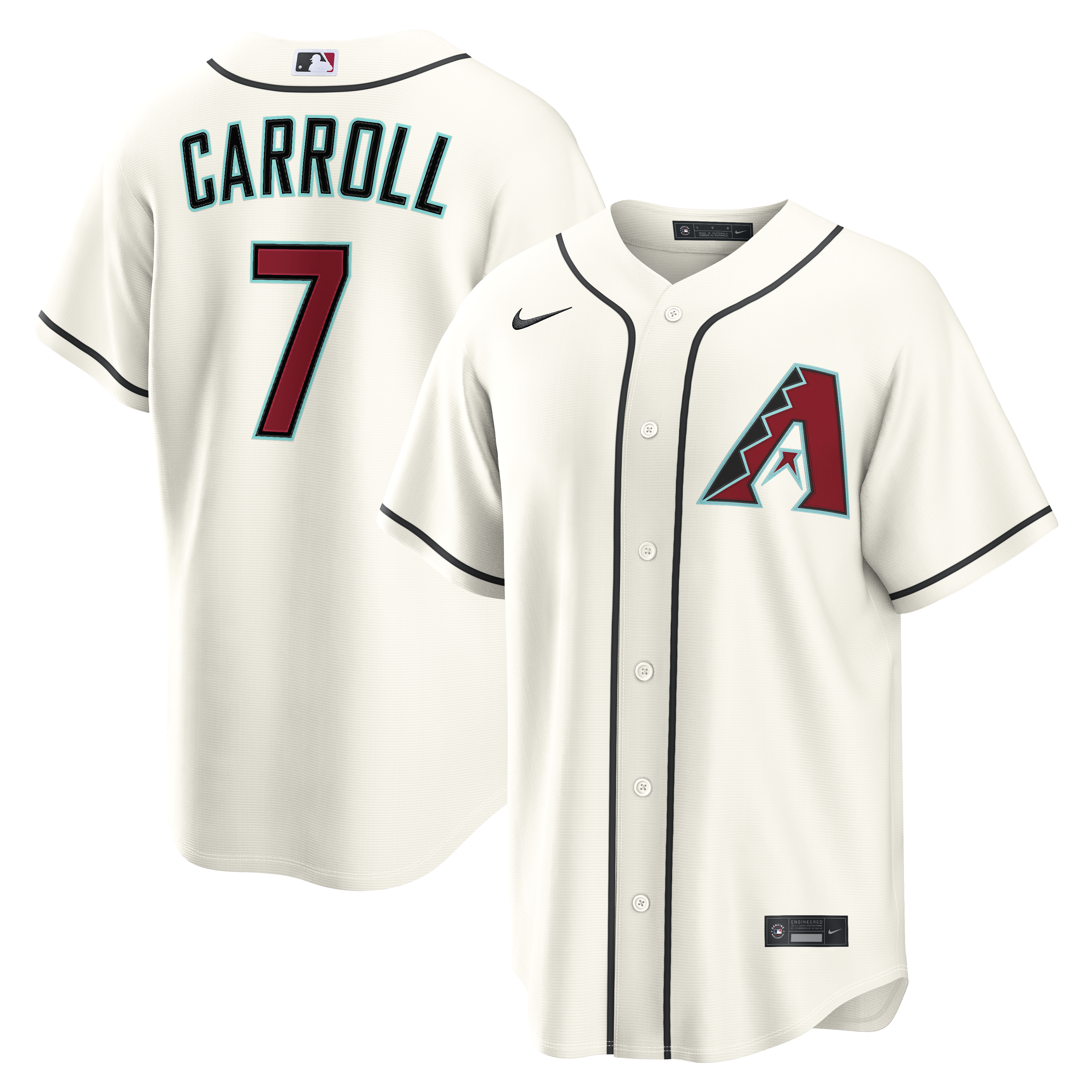 Corbin Carroll Arizona Diamondbacks Home Replica Jersey Cream