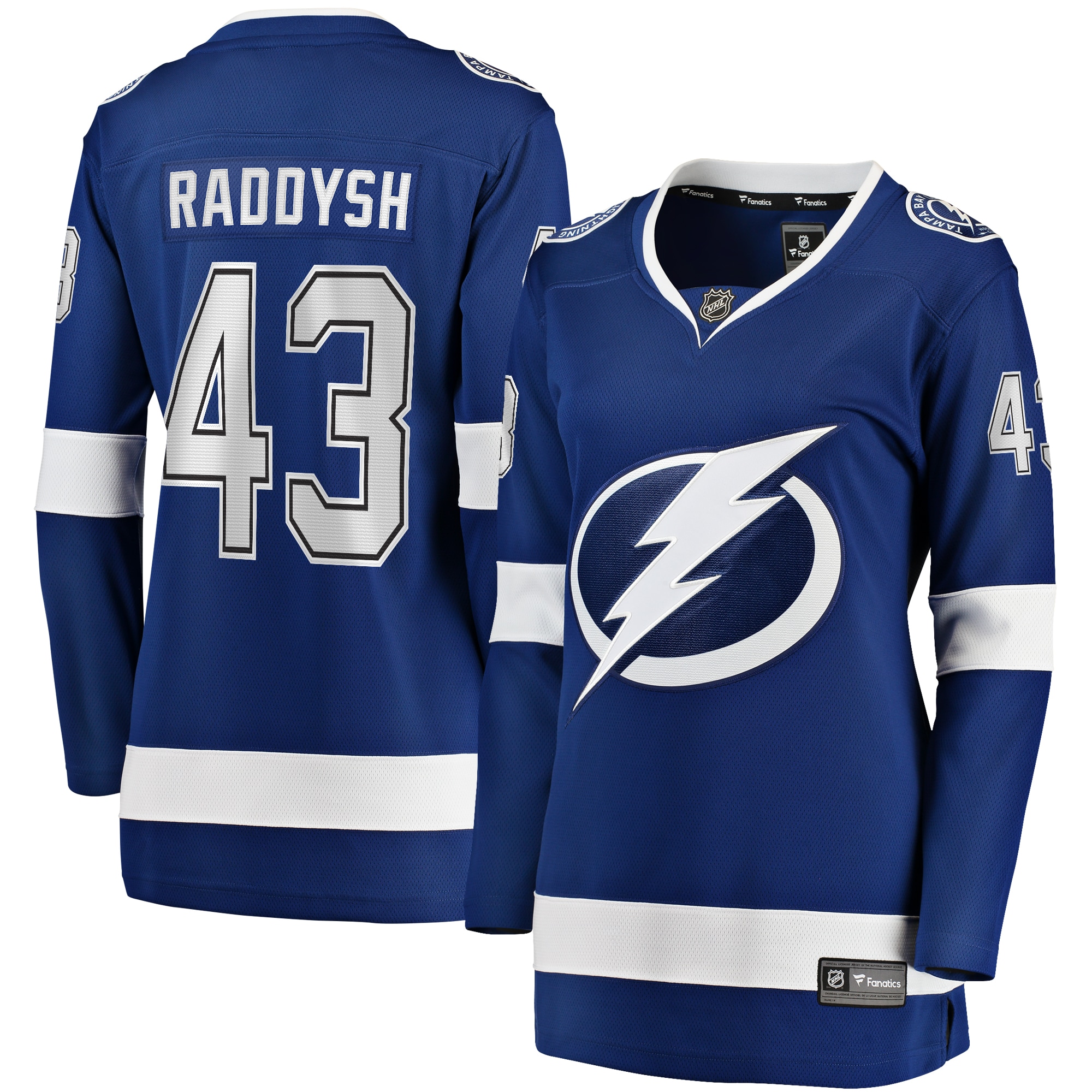 Darren Raddysh Tampa Bay Lightning Home Breakaway Jersey Blue Men