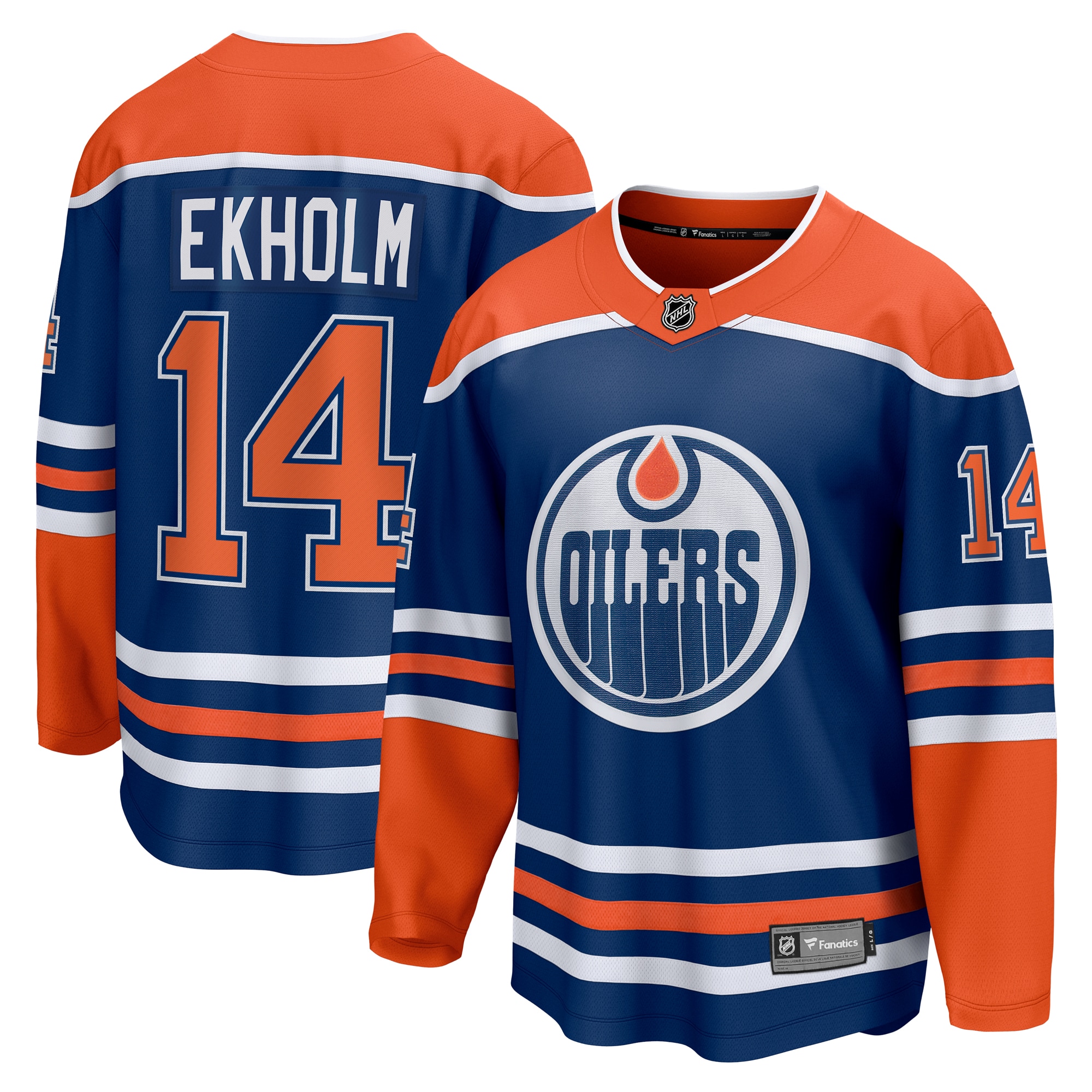 Mattias Ekholm Edmonton Oilers Home Breakaway Jersey Royal