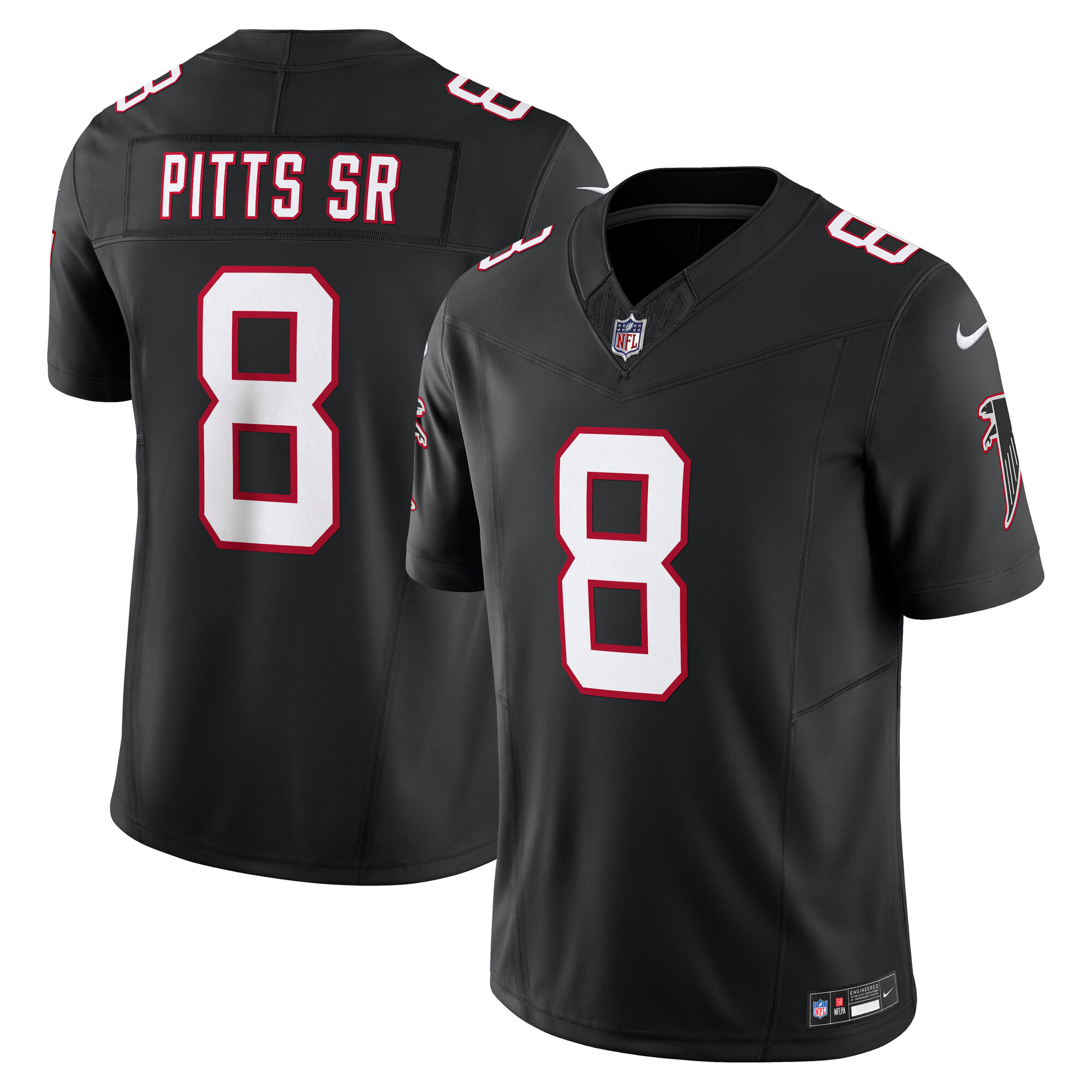 Kyle Pitts Sr Atlanta Falcons Vapor F U S E Limited Jersey Black
