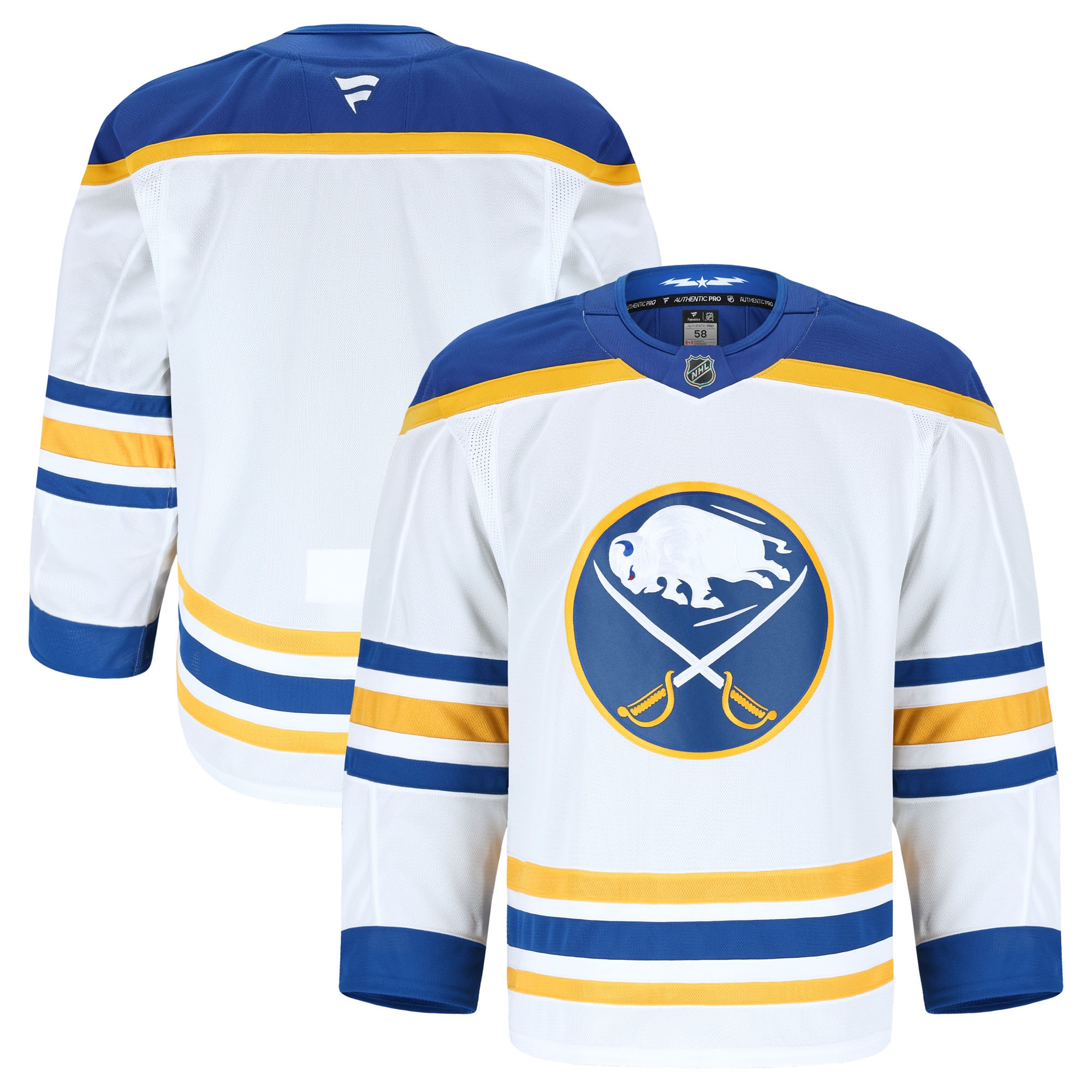 Buffalo Sabres Away Pro Jersey White