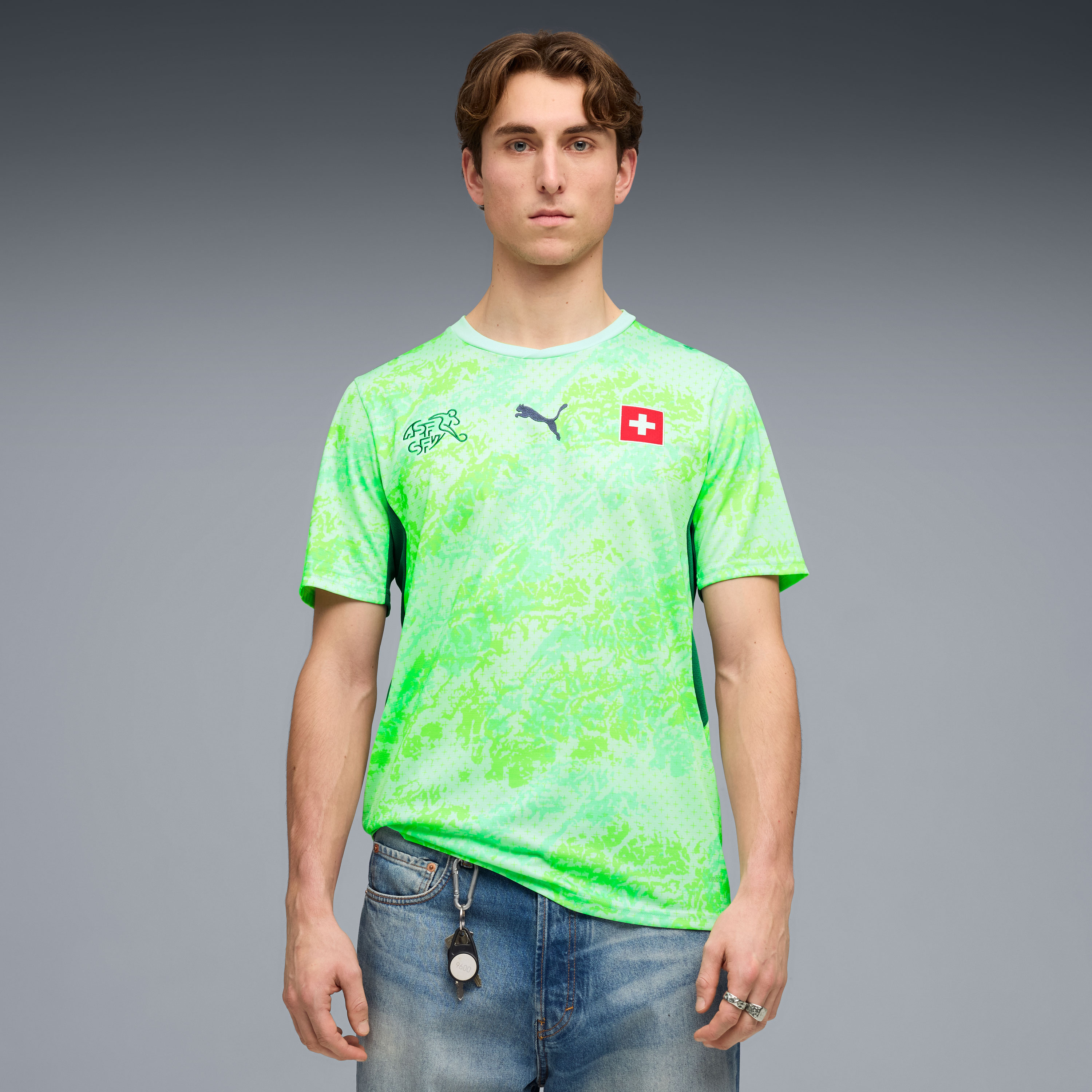 Switzerland National Team 2026 Away Replica Jersey Green