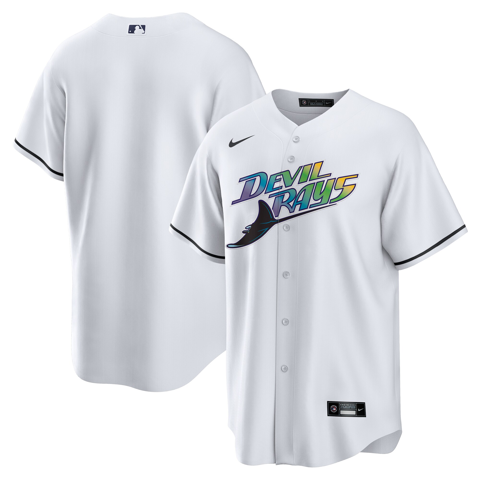Tampa Bay Rays Home Replica Team Jersey White