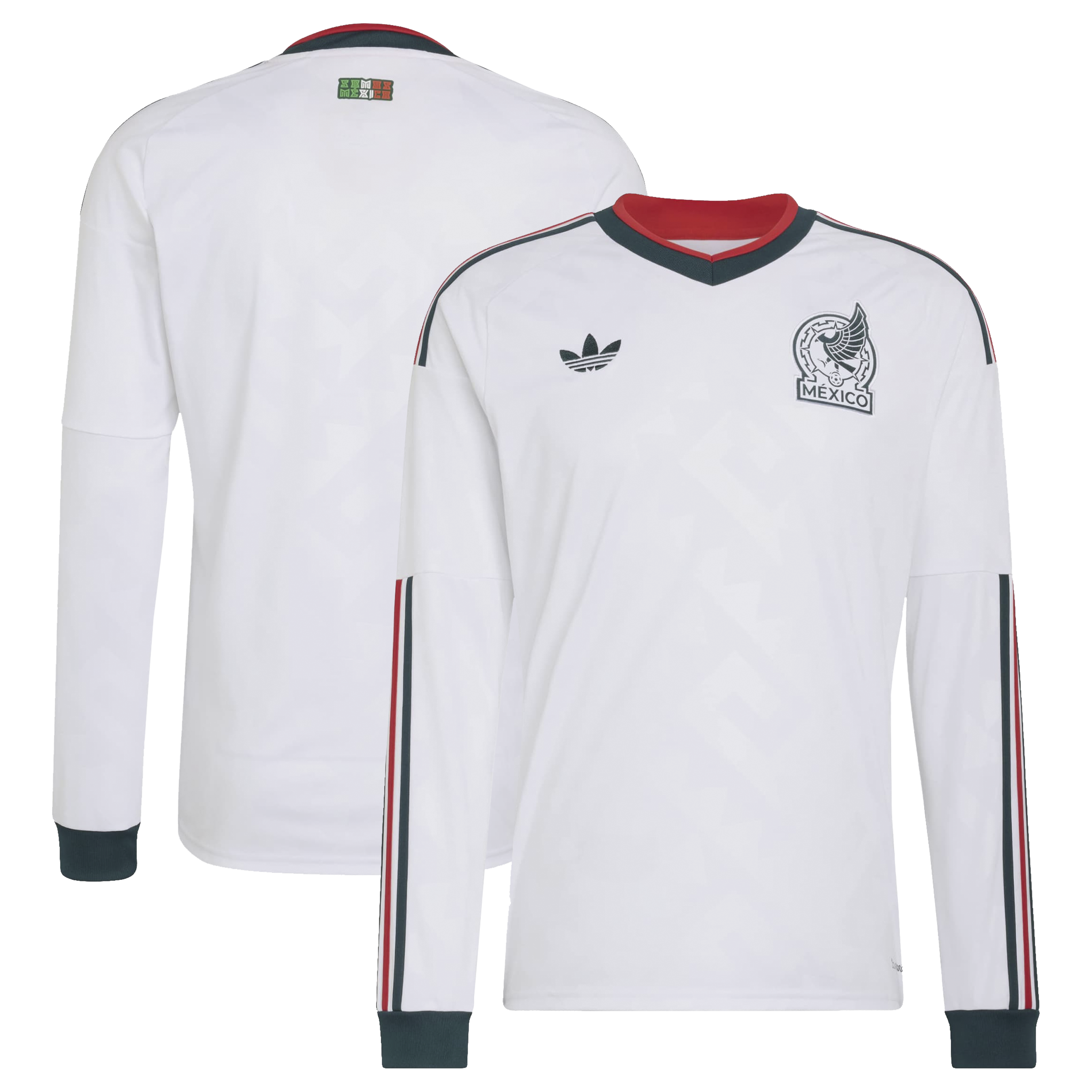Mexico National Team 2026 Away Replica Long Sleeve Jersey White