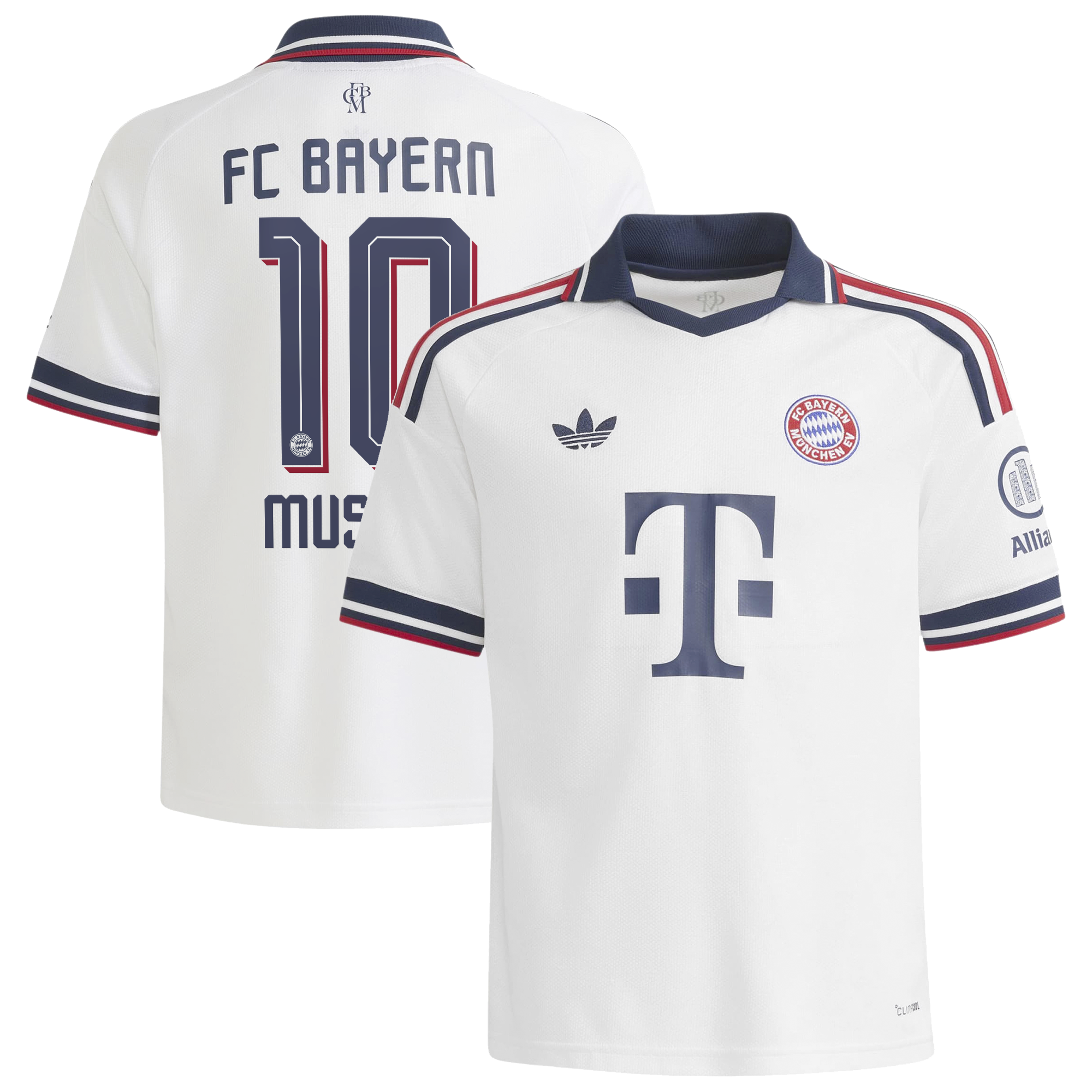 Jamal Musiala Bayern Munich 2026/27 Away Replica Jersey White Men