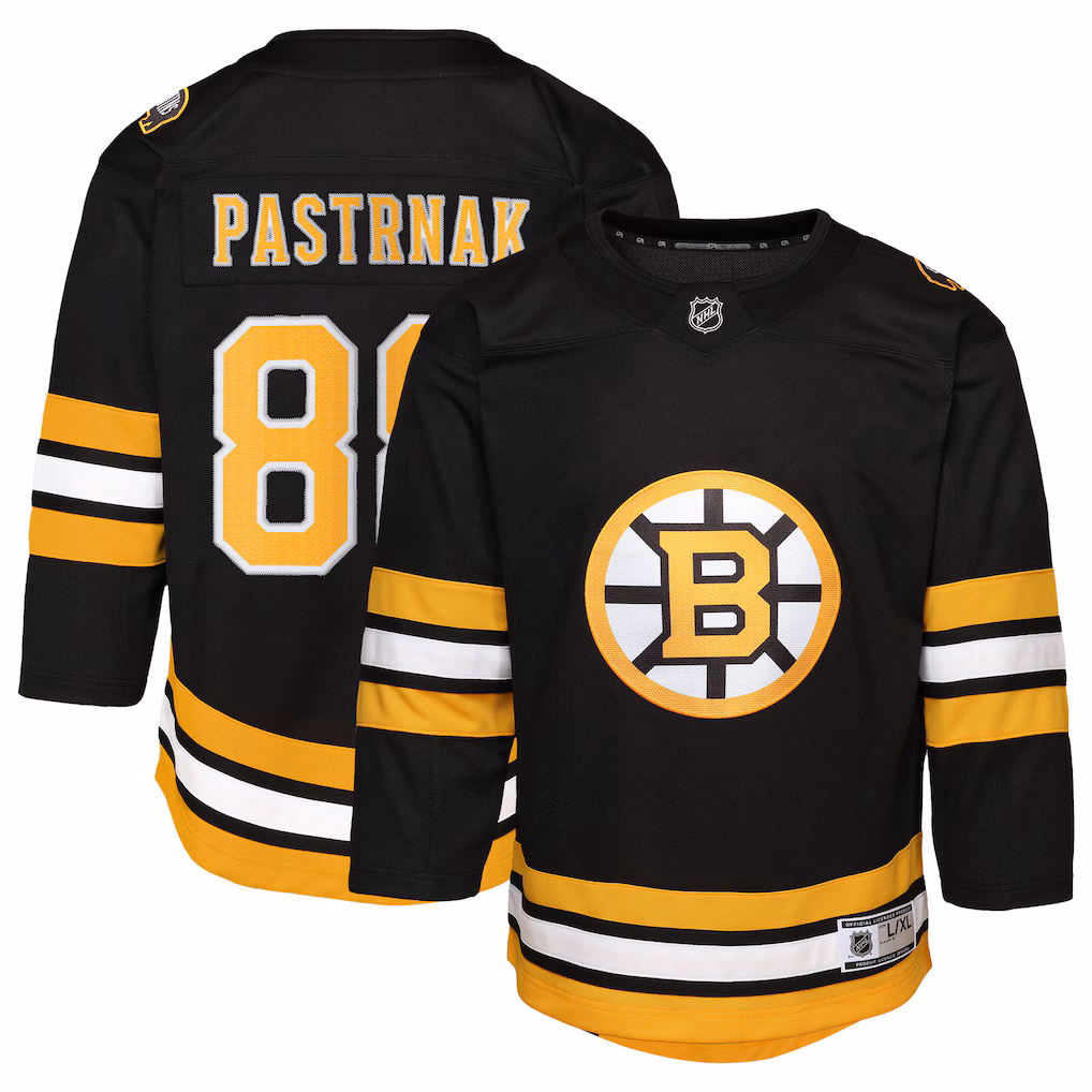 David Pastrnak Boston Bruins Outerstuff Toddler Home Replica Player Jersey Black