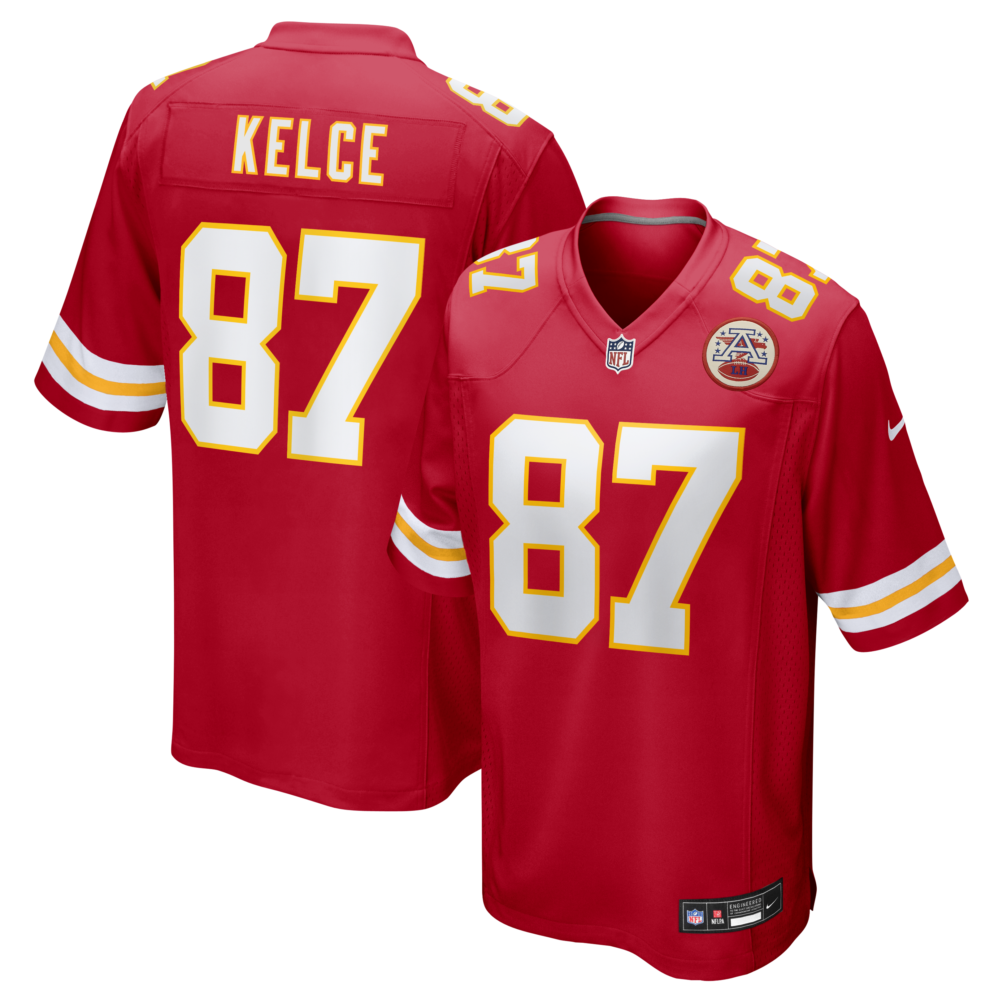 Travis Kelce Kansas City Chiefs Game Jersey Red