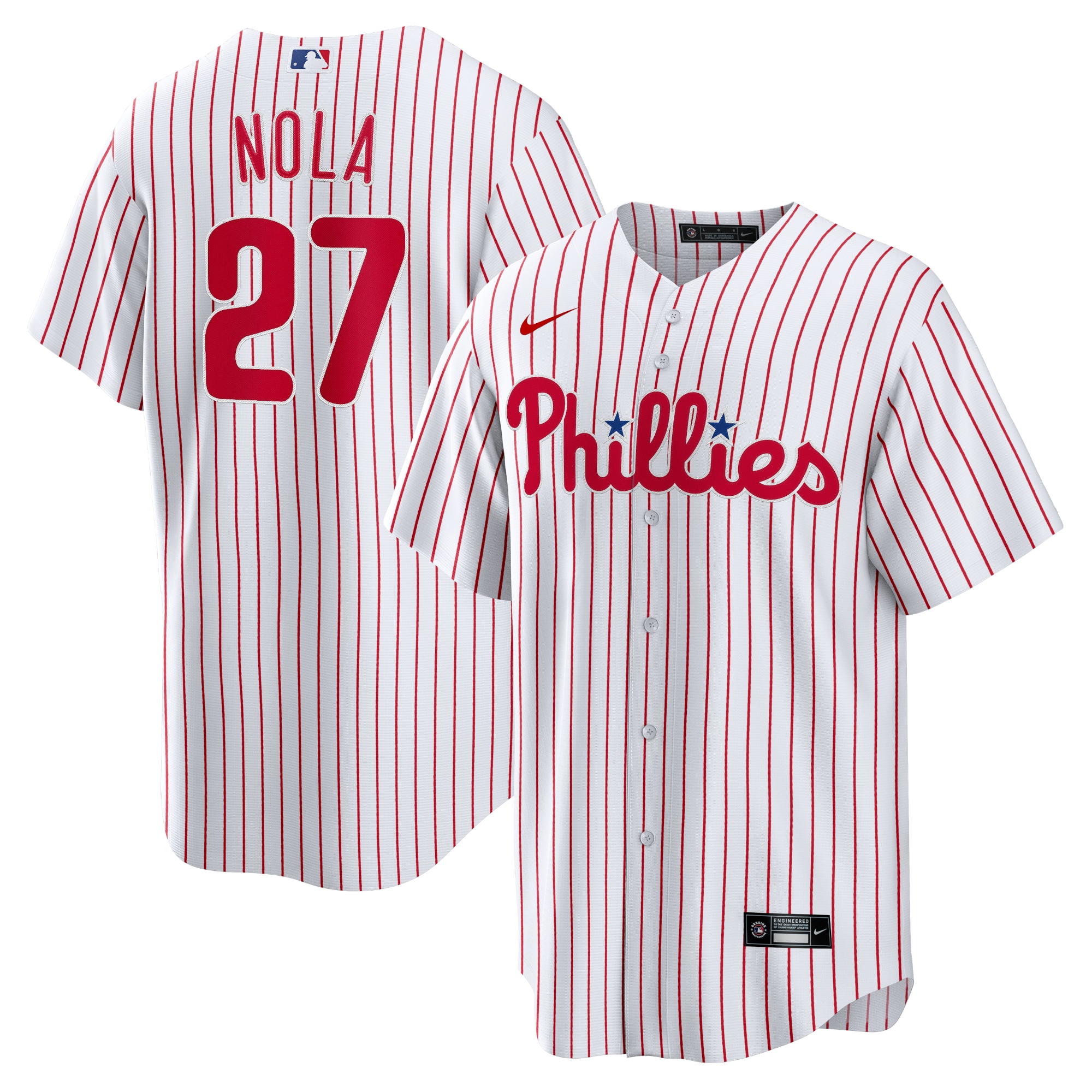 Aaron Nola Philadelphia Phillies Home Replica Player Name Jersey White