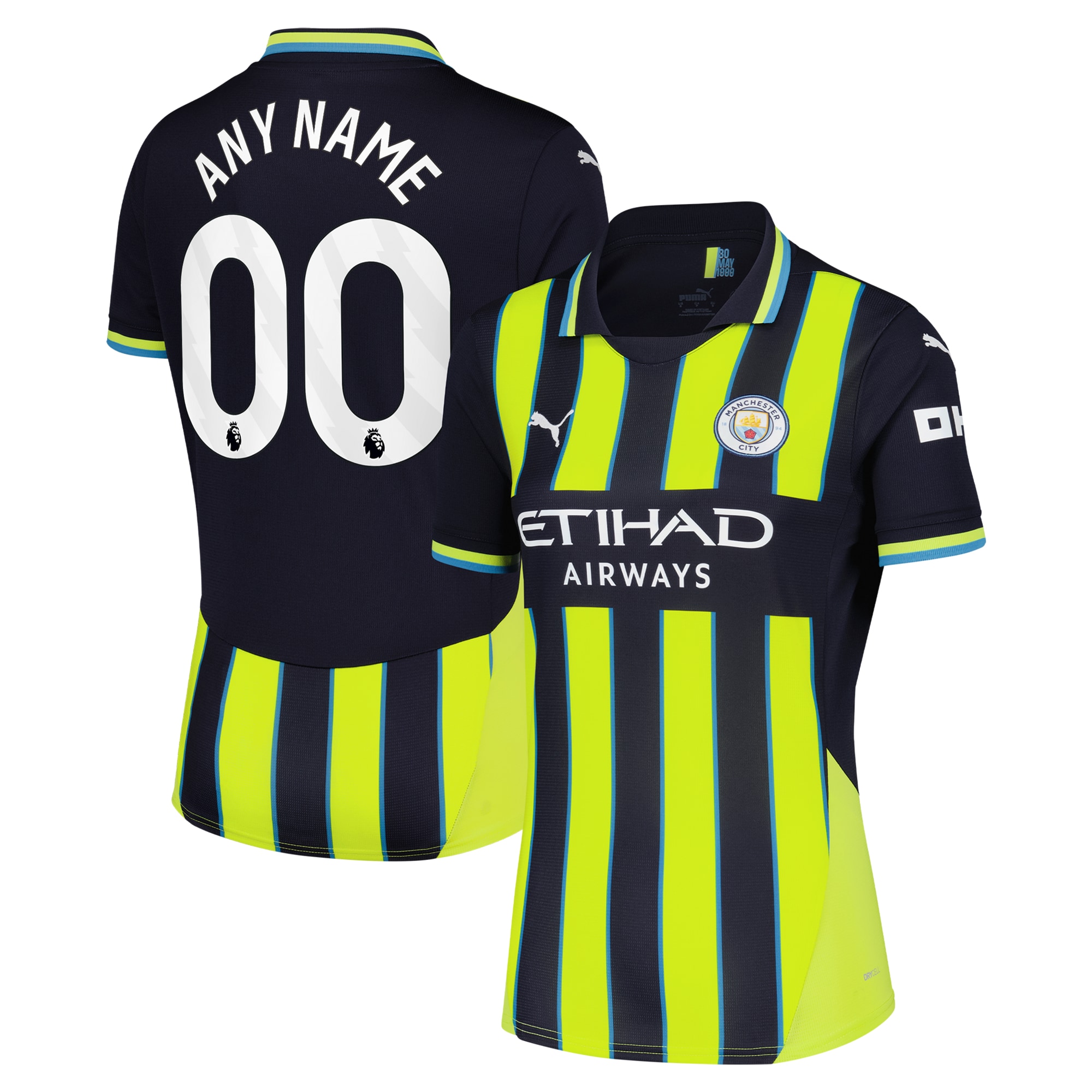 Manchester City Women S 2024/25 Away Replica Custom Jersey Navy