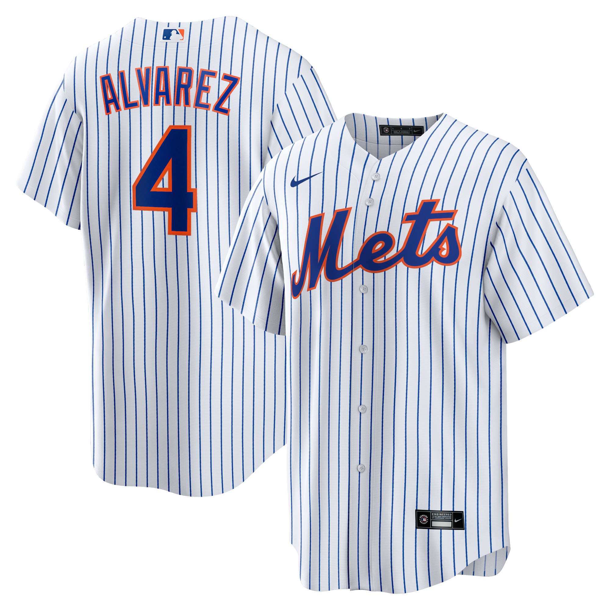 Francisco Alvarez New York Mets Replica Player Jersey White