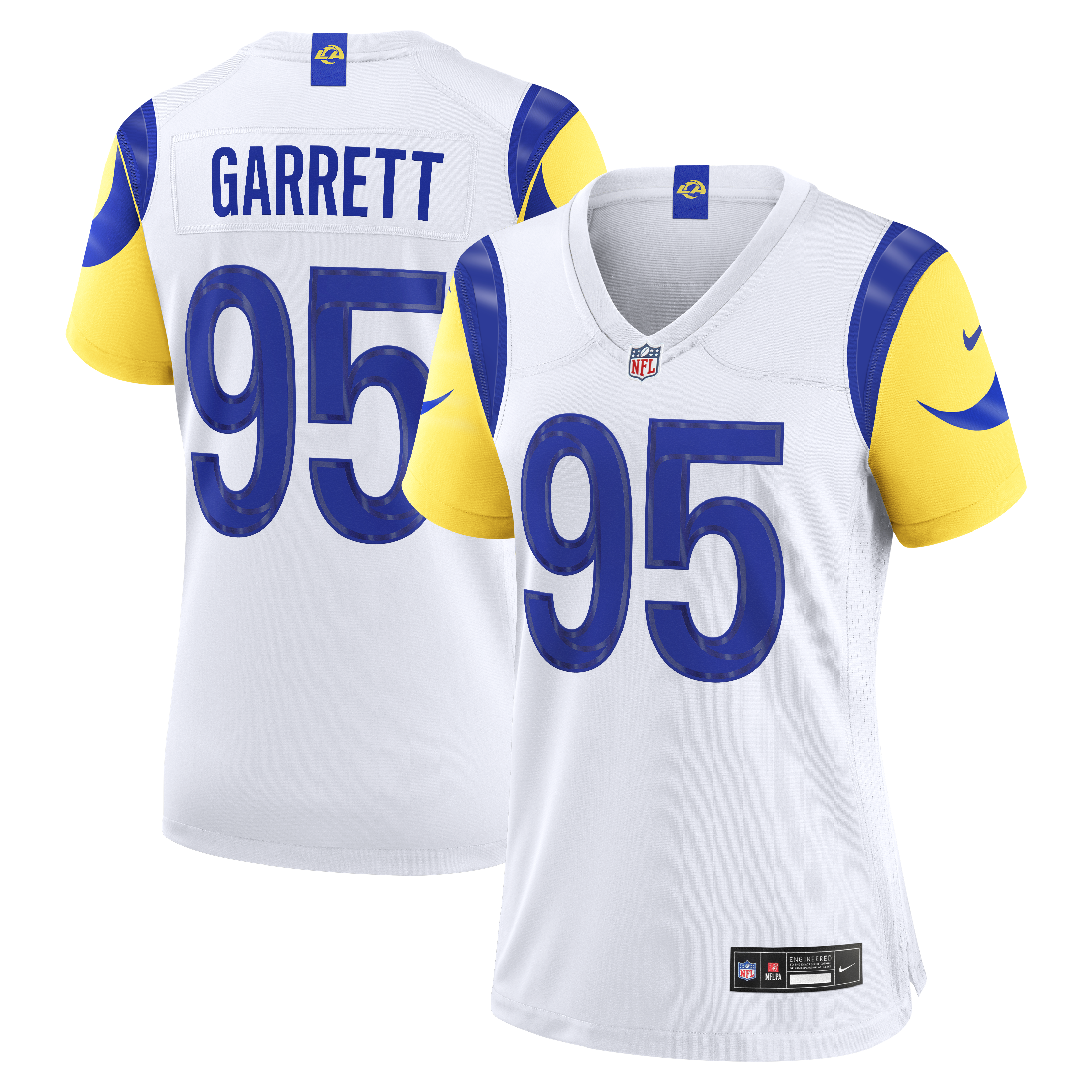 Myles Garrett Los Angeles Rams Game Jersey White Men