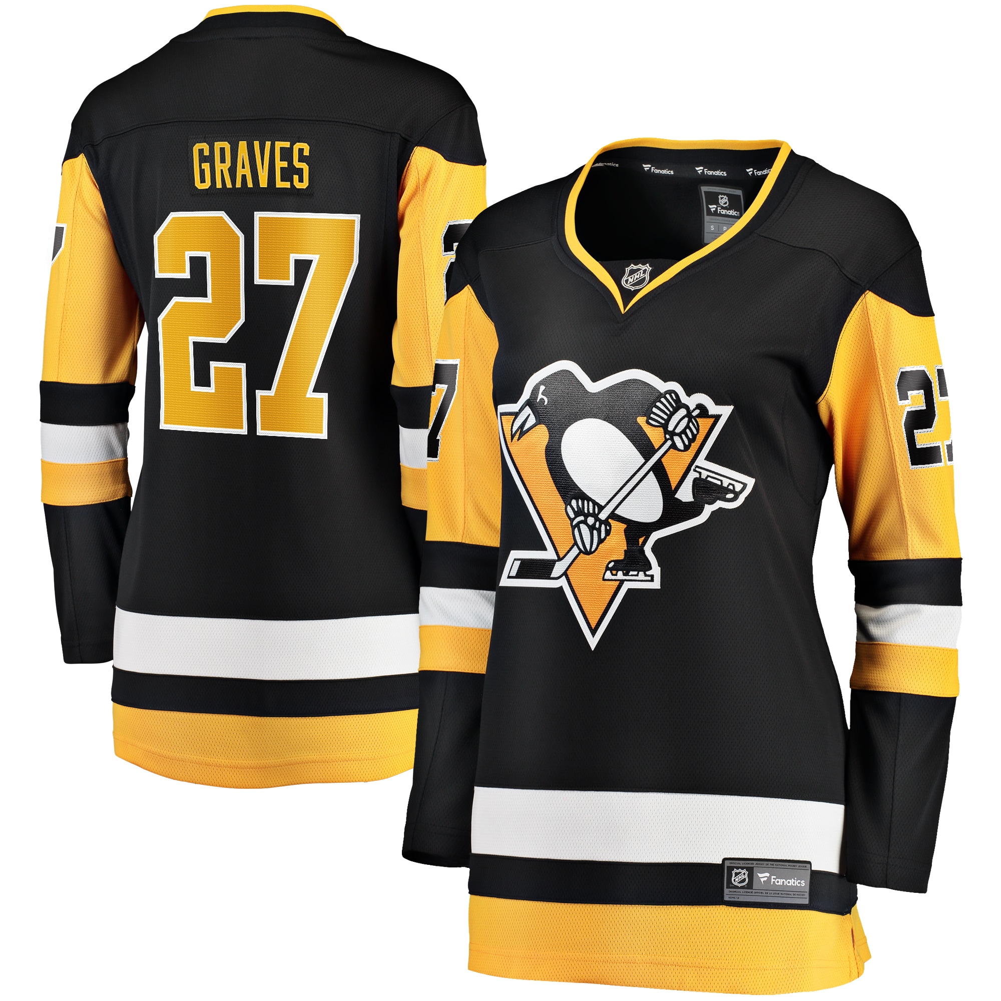 Ryan Graves Pittsburgh Penguins Women S Home Breakaway Player Jersey Black