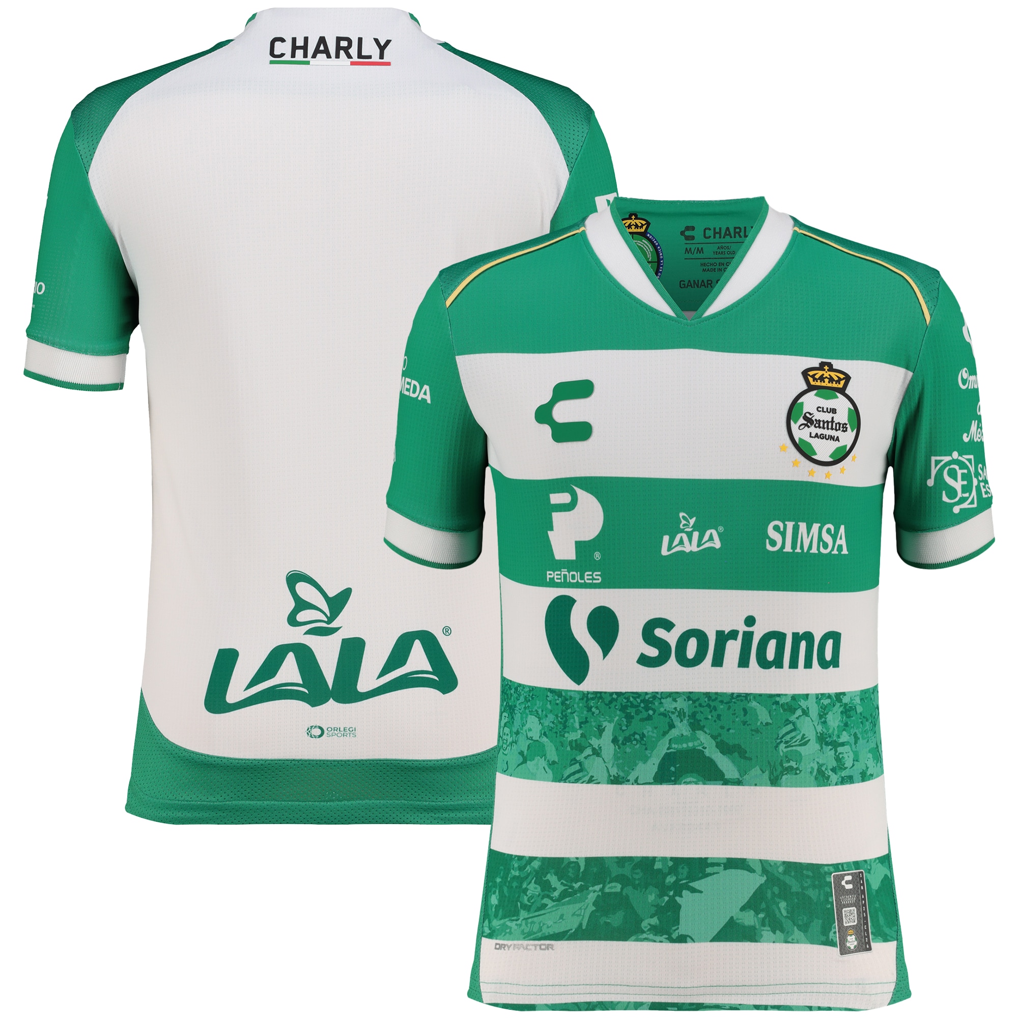 Santos Laguna Charly 2025/26 Home Jersey Green Men