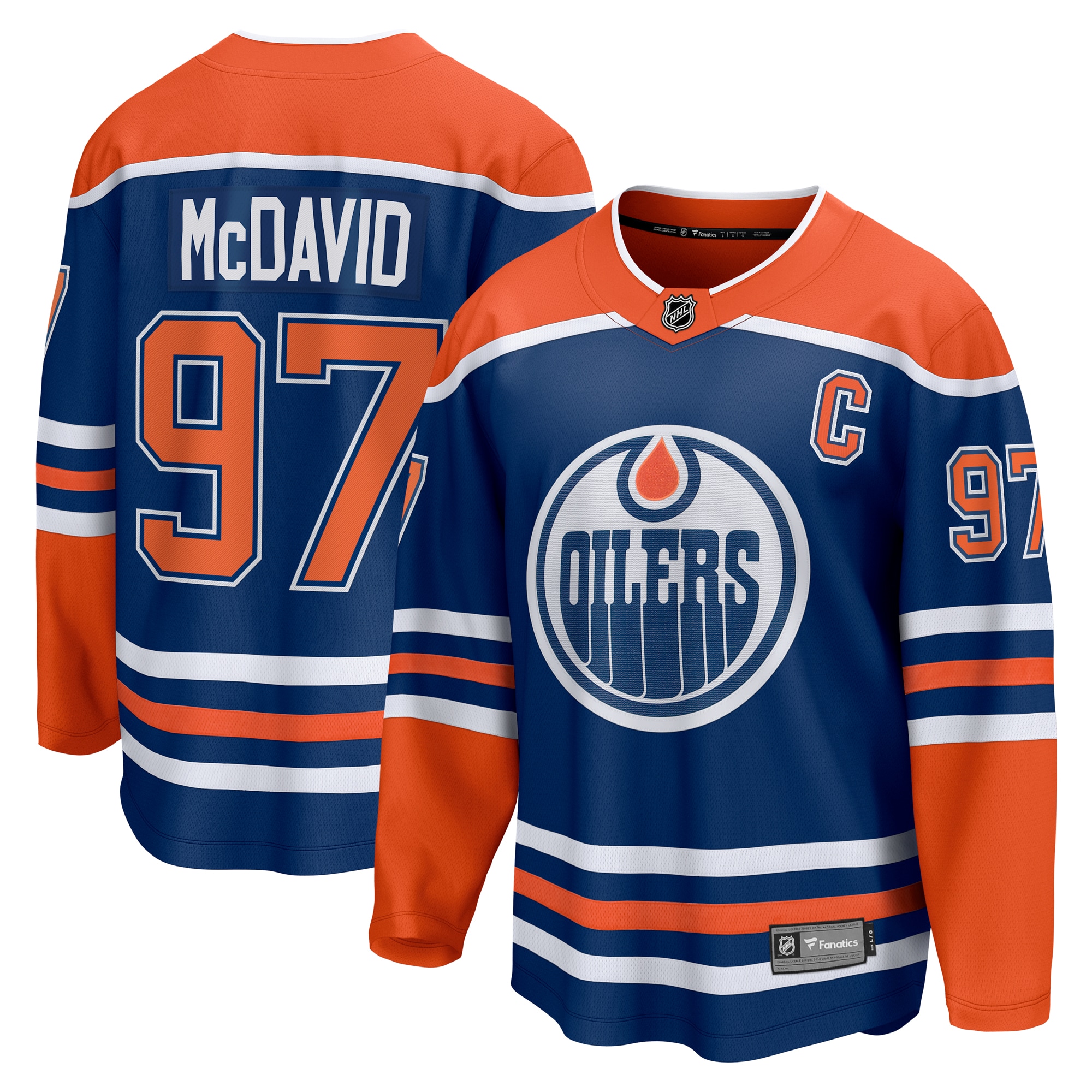 Connor Mcdavid Edmonton Oilers Home Breakaway Jersey Royal