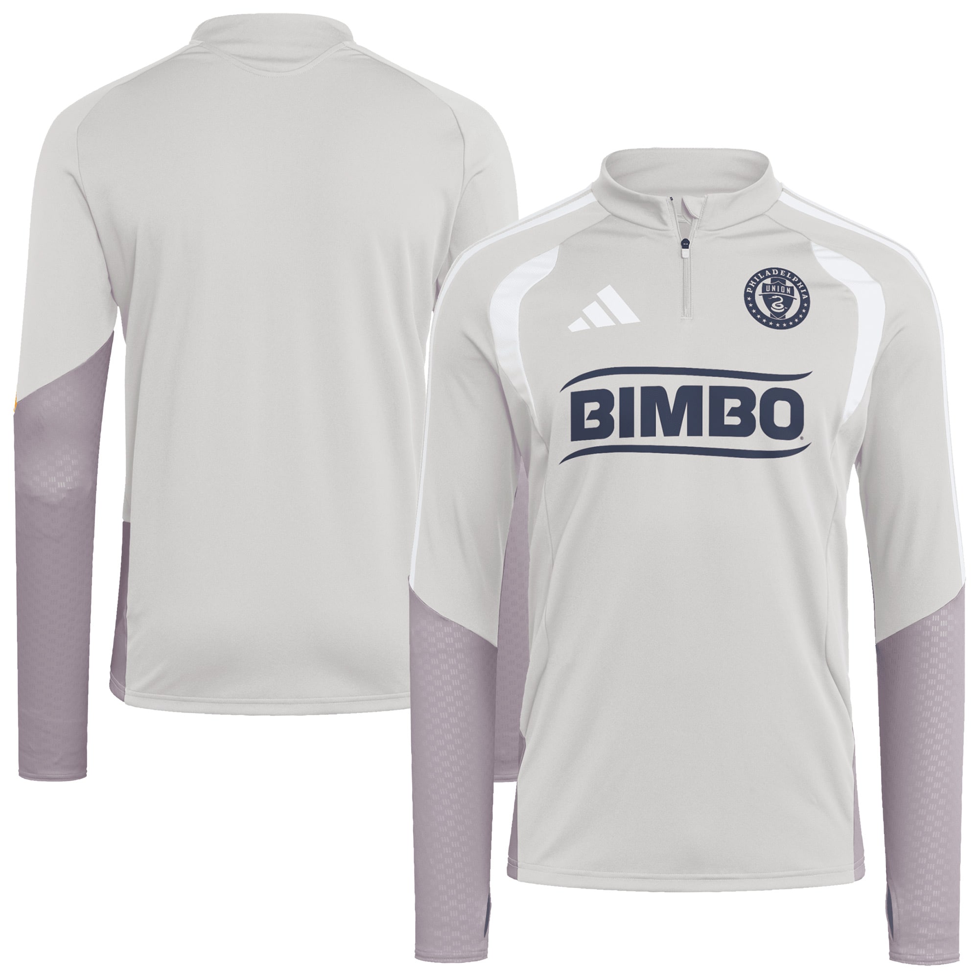 Philadelphia Union 2026 Tiro Competition Quarter Zip Training Top Silver