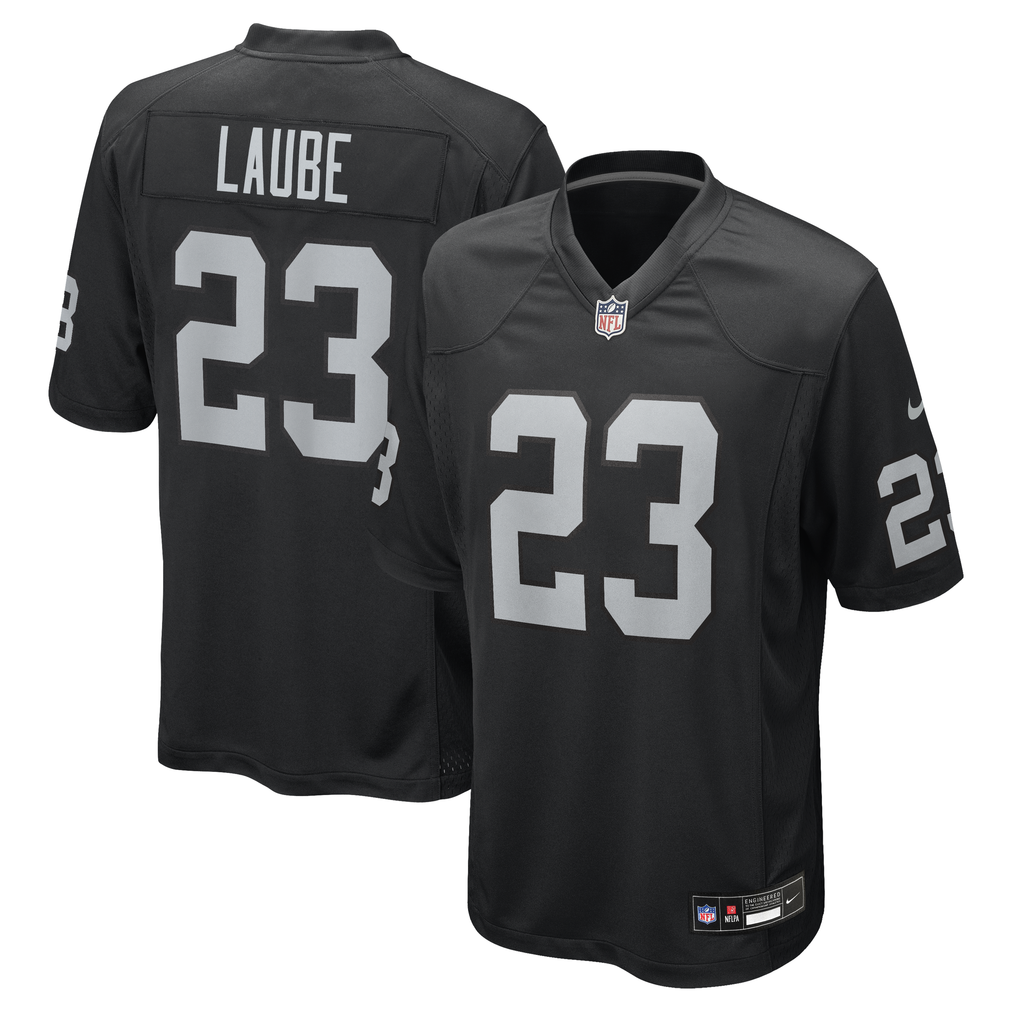 Dylan Laube Las Vegas Raiders Team Game Jersey Black