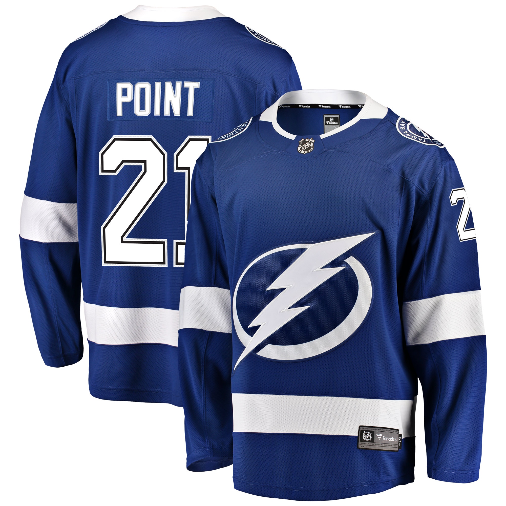 Brayden Point Tampa Bay Lightning Home Breakaway Player Jersey Blue