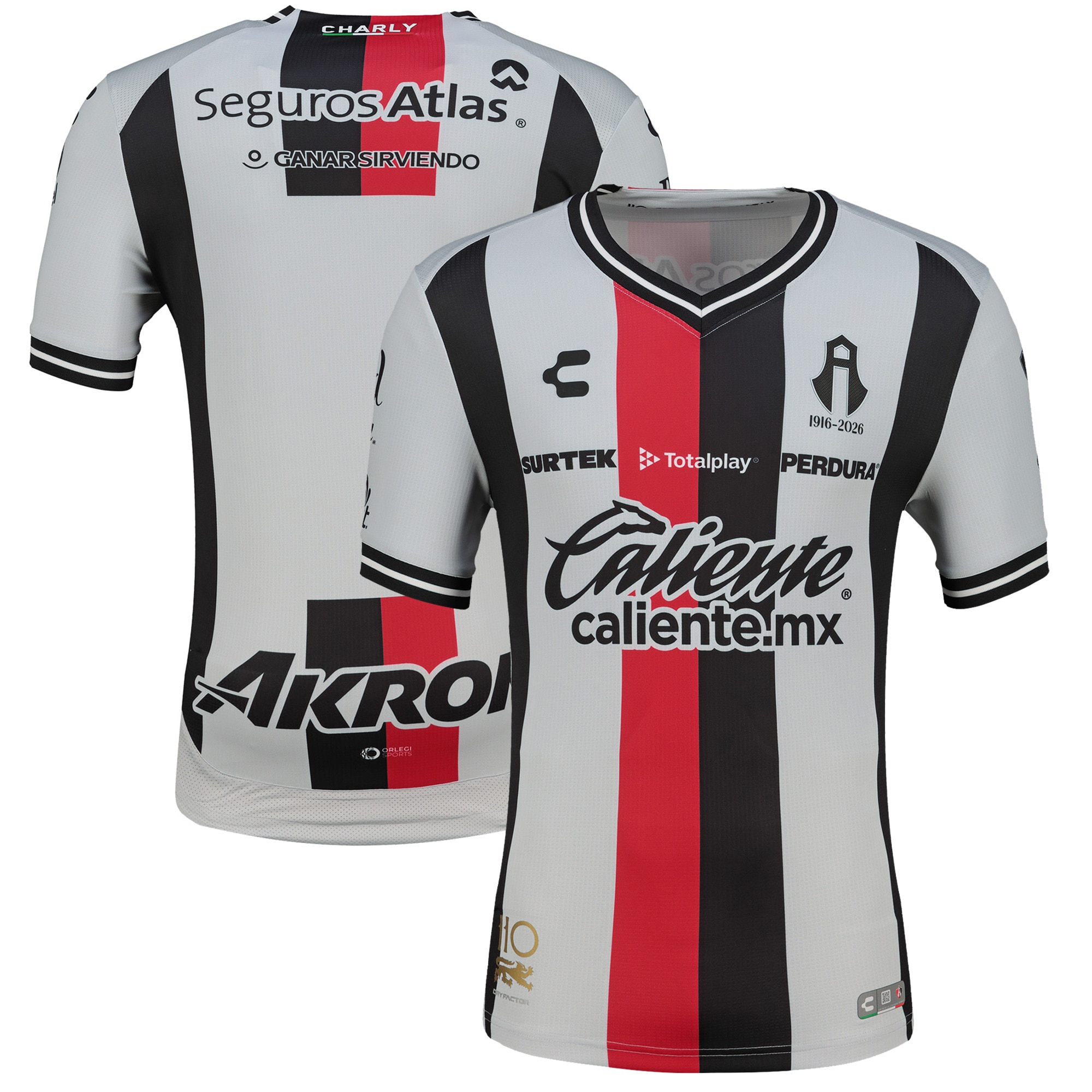 Club Atlas Charly 2026/27 Away Jersey Gray