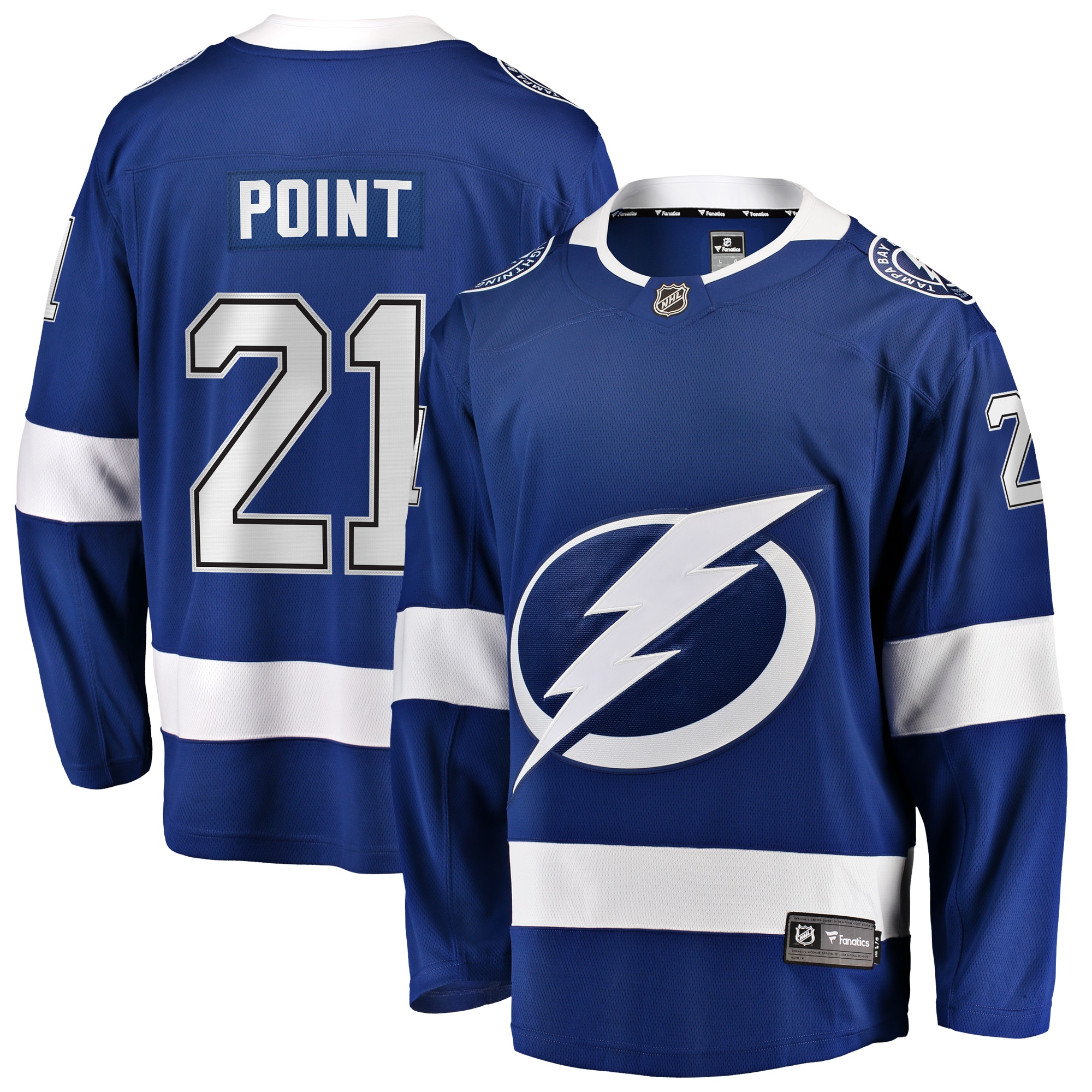 Brayden Point Tampa Bay Lightning Breakaway Jersey Blue