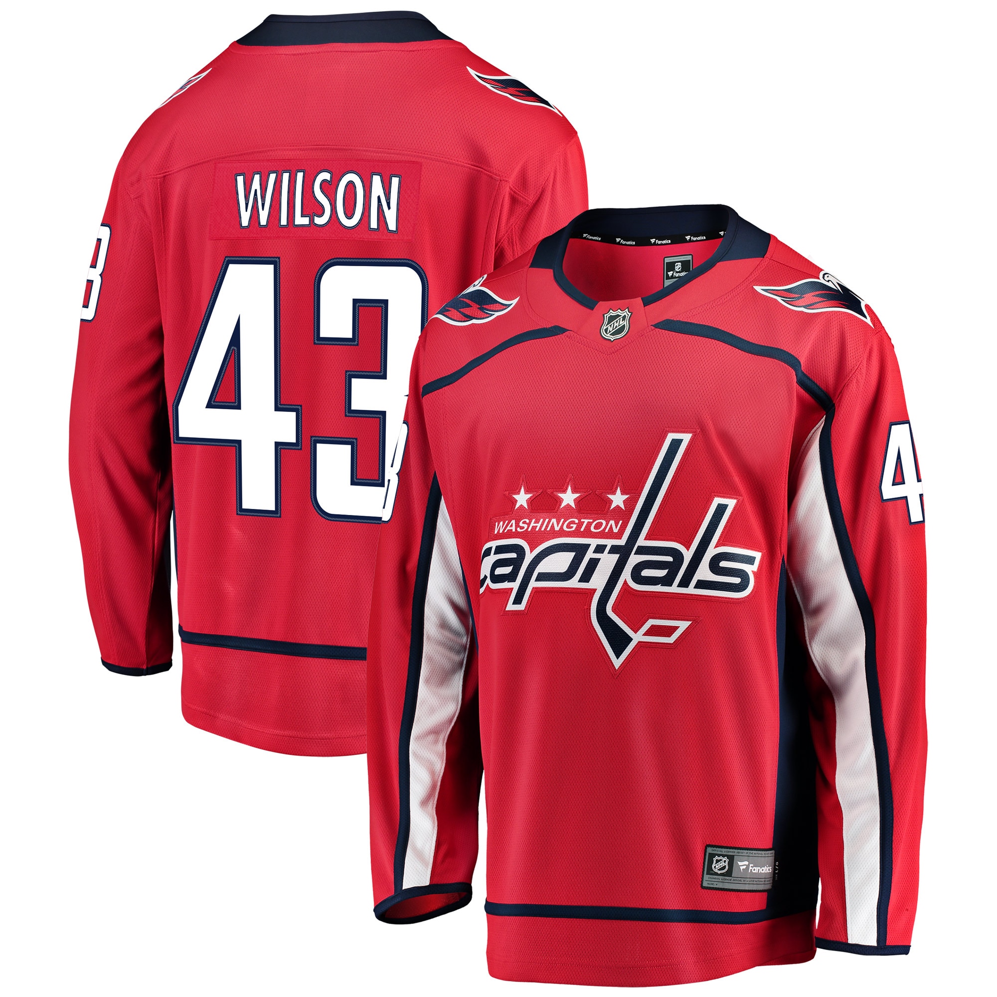 Tom Wilson Washington Capitals Home Breakaway Player Jersey Red