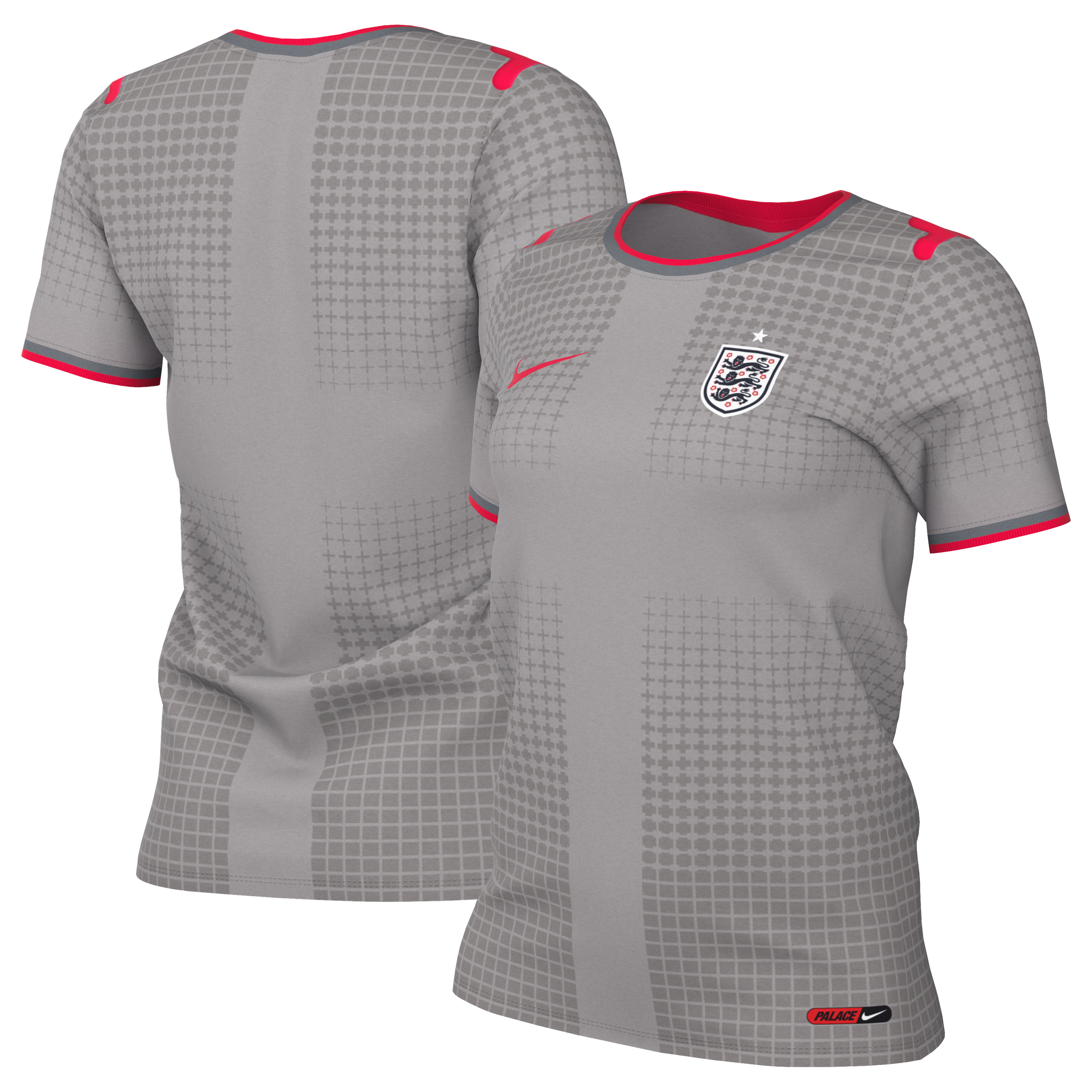 England National Team X Palace 2026 Pre Match Top Gray Men