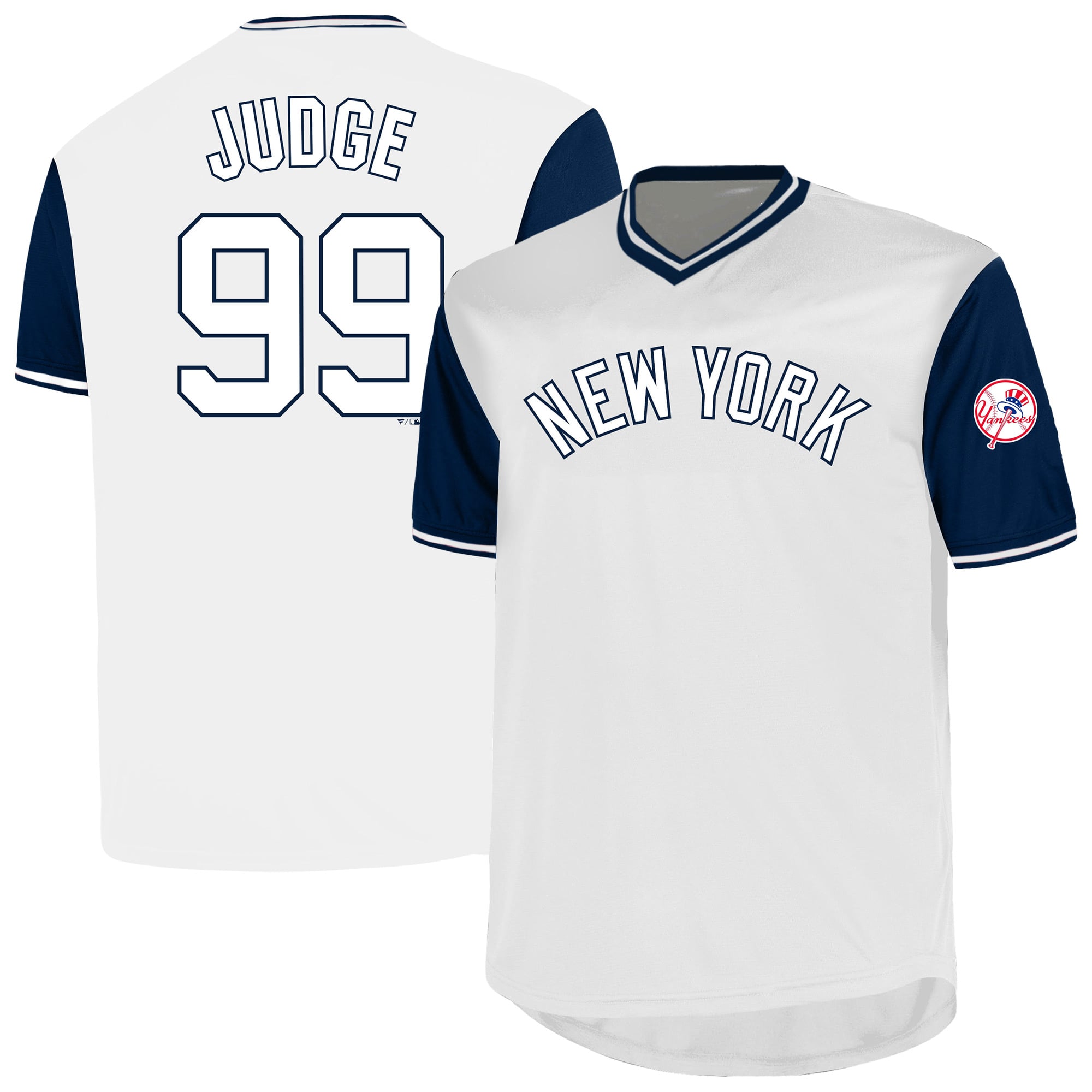 Aaron Judge New York Yankees Profile Big Tall Name Number Jersey White