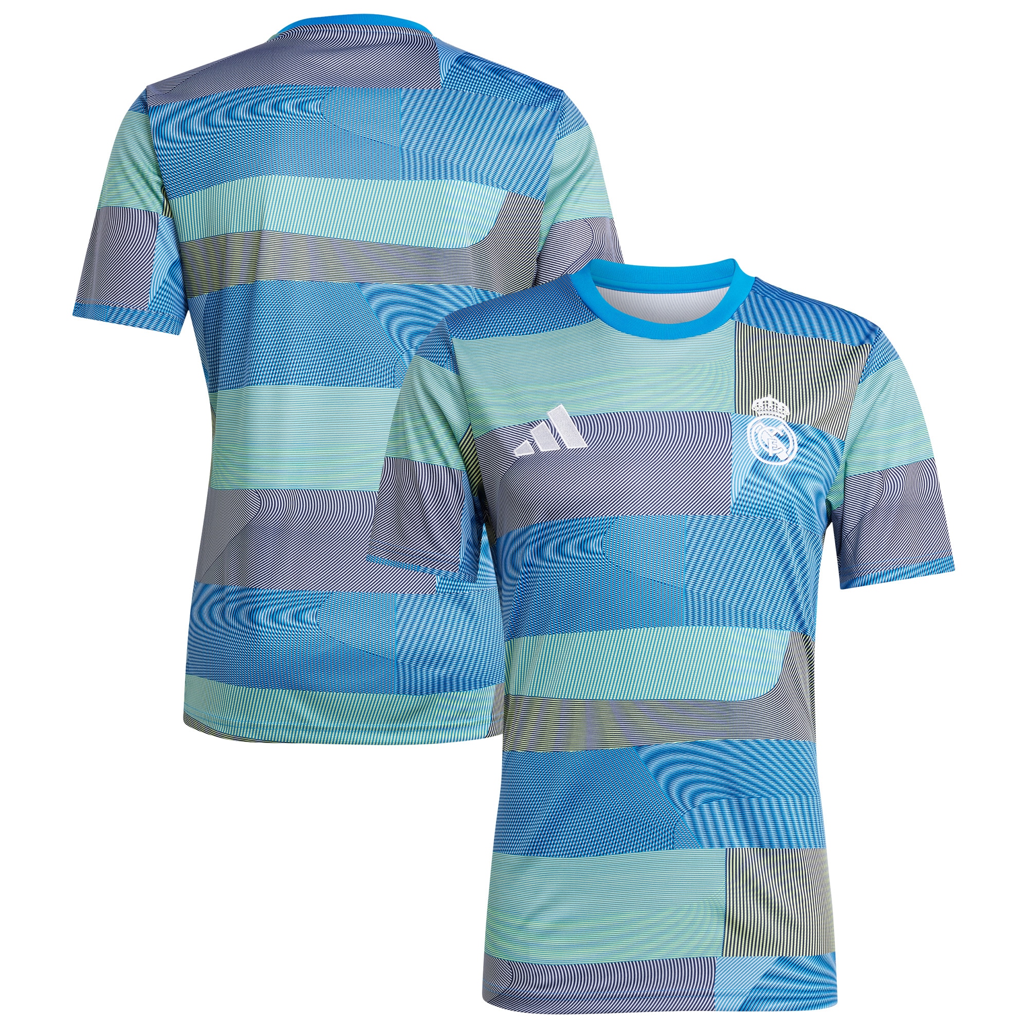 Real Madrid 2025/26 Pre Match Top Blue