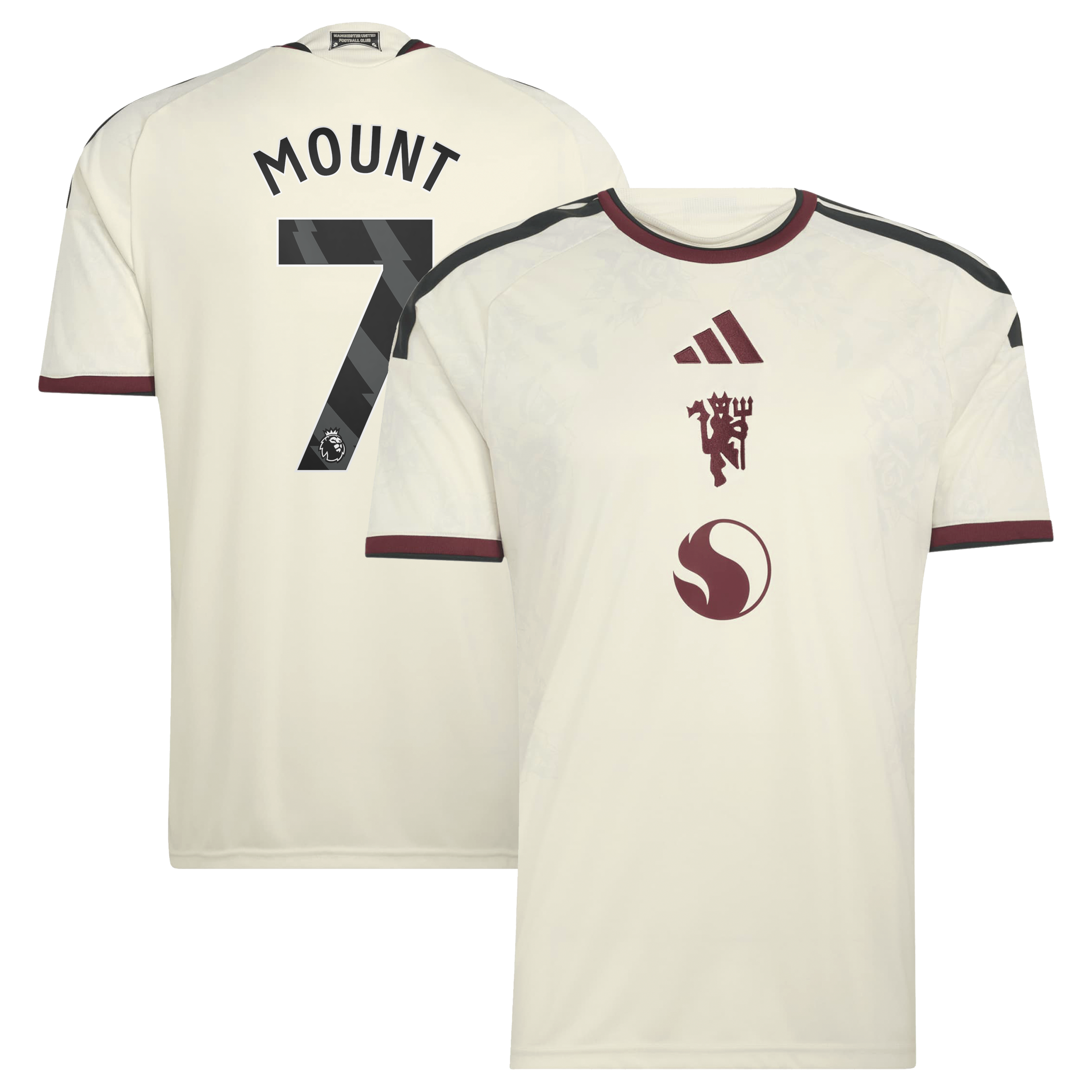 Mason Mount Manchester United 2026/27 Third Replica Jersey Cream