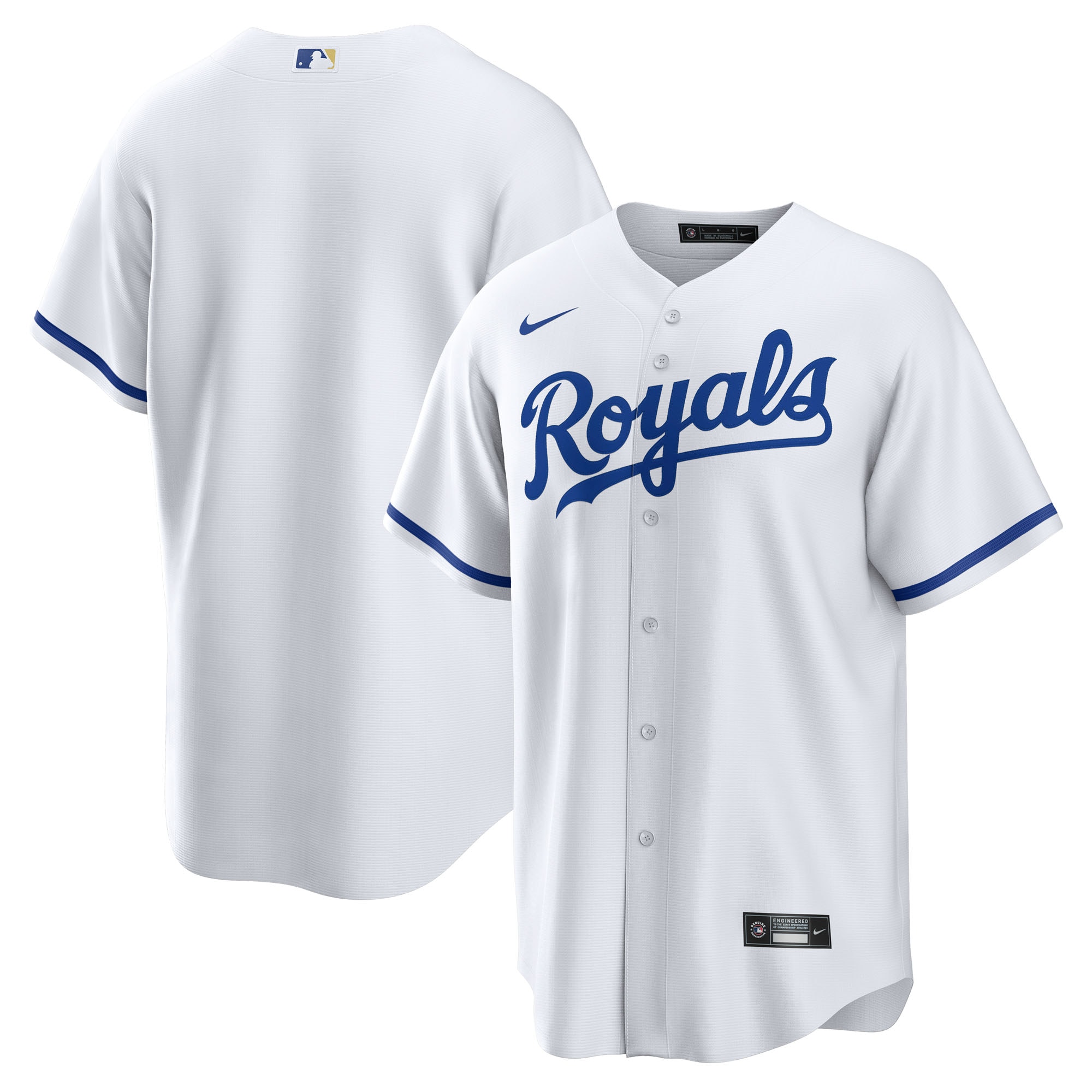 Kansas City Royals Home Big Tall Replica Jersey White