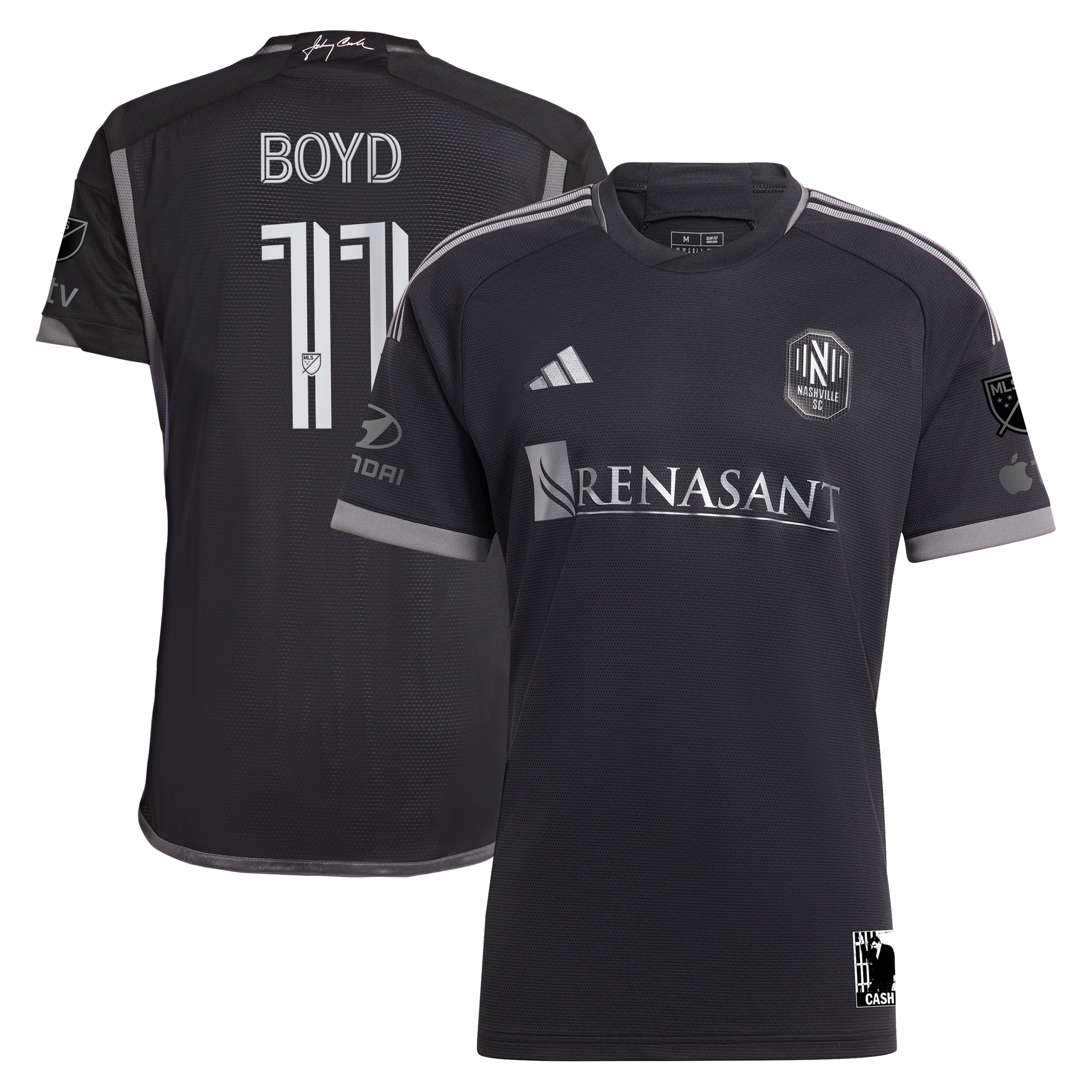 Tyler Boyd Nashville Sc 2024 Man In Black Kit Player Jersey Black