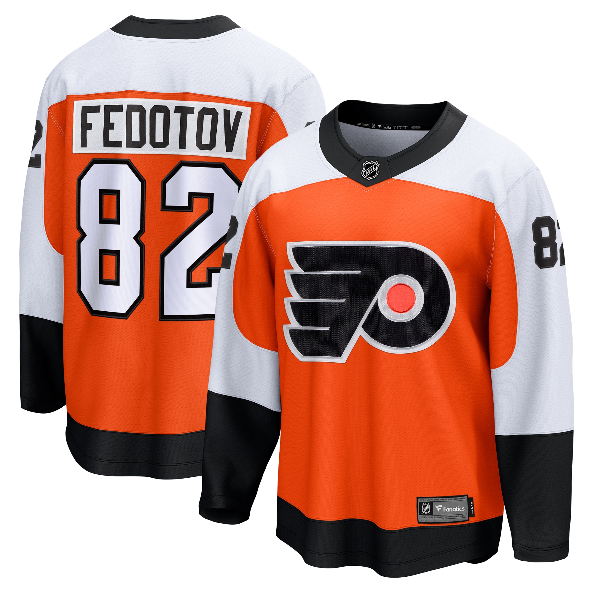 Ivan Fedotov Philadelphia Flyers Home Premier Breakaway Player Jersey Orange