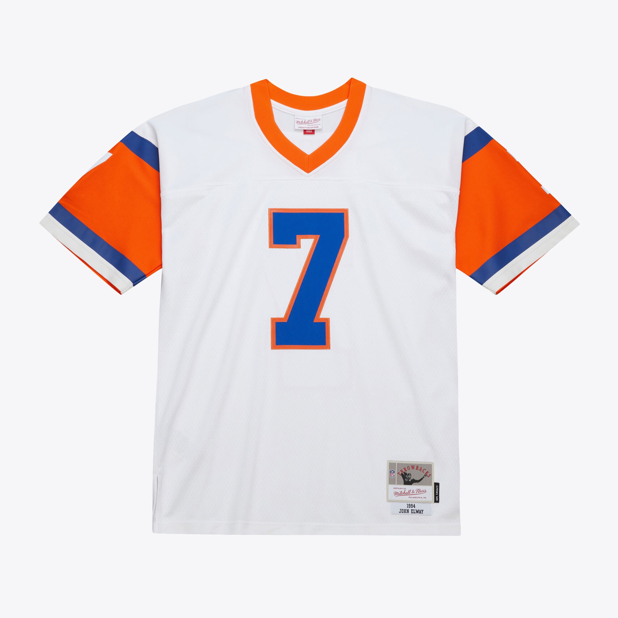 John Elway Denver Broncos Mitchell Ness 1994 Legacy Replica Jersey White