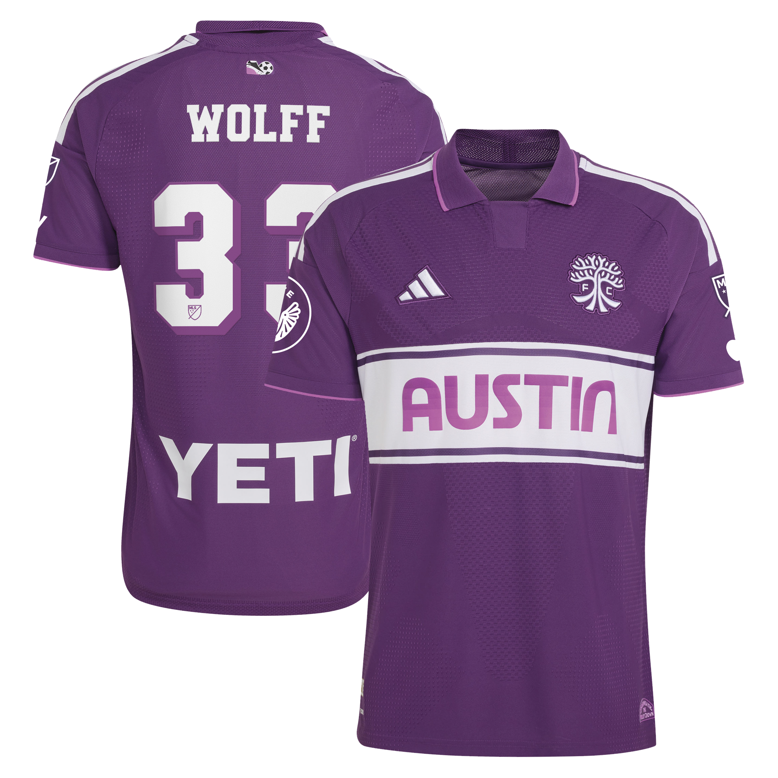 Owen Wolff Austin Fc 2026 Archive On Field Jersey Purple
