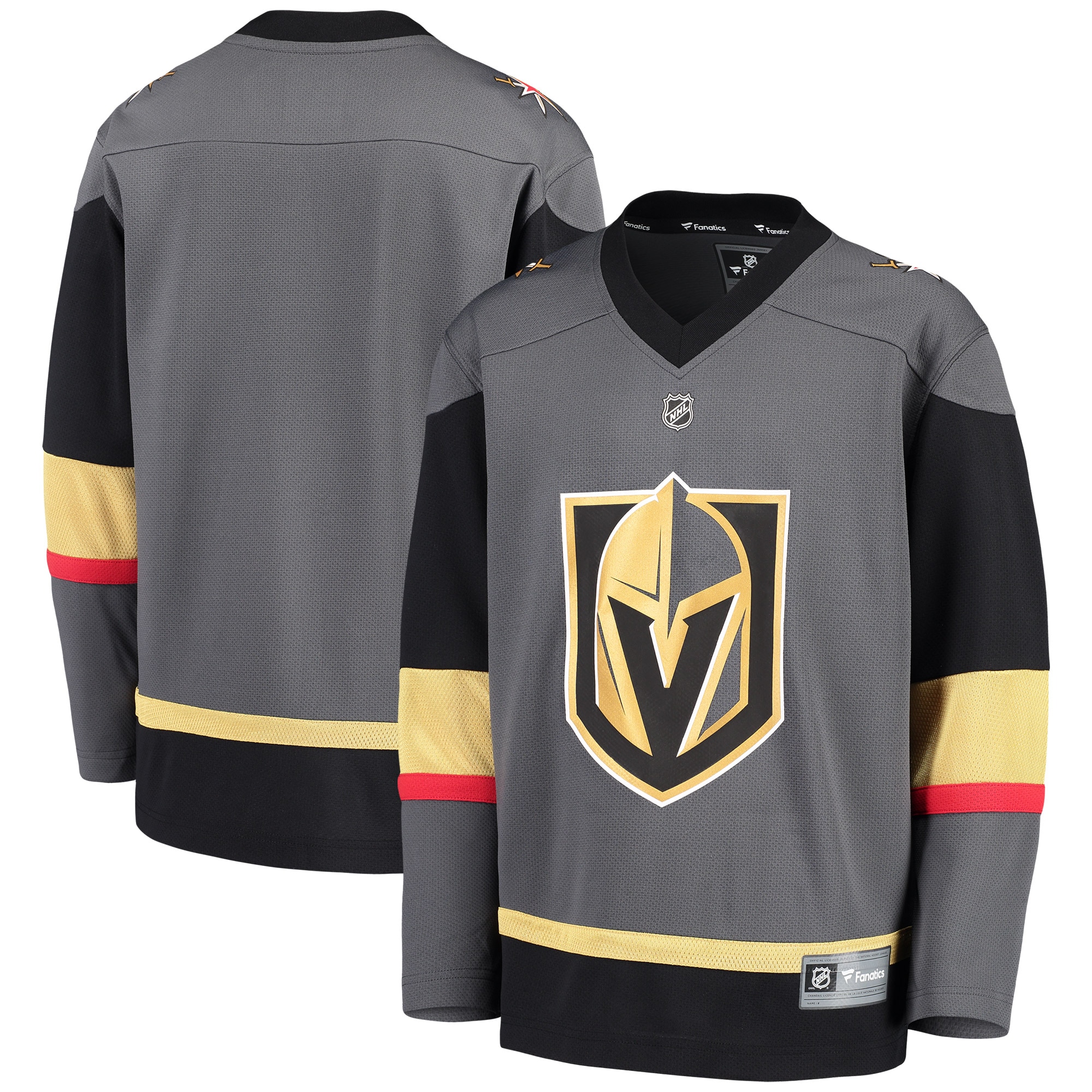 Vegas Golden Knights Alternate Replica Blank Jersey Black Men
