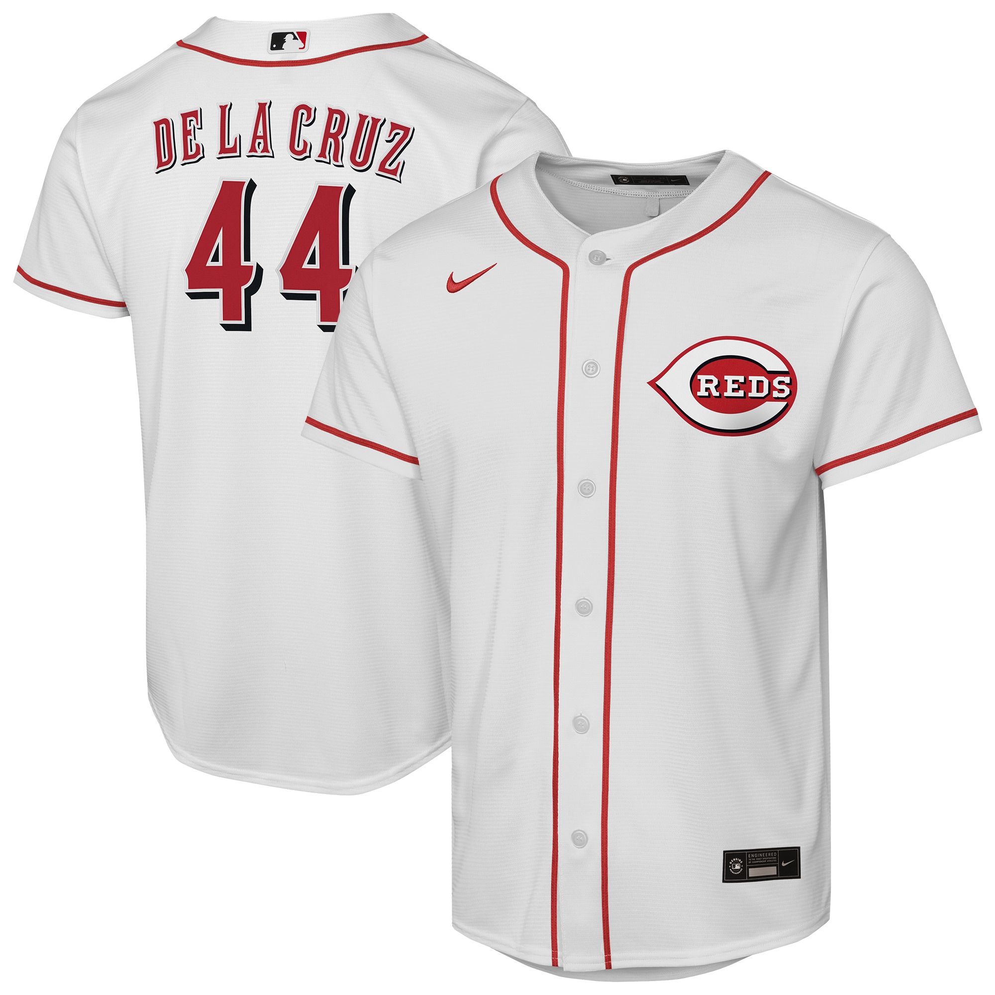 Elly De La Cruz Cincinnati Reds Toddler Home Replica Player Jersey White