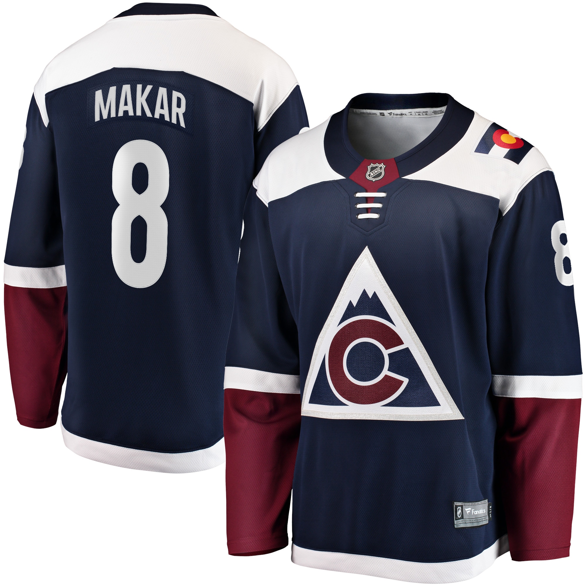 Cale Makar Colorado Avalanche Breakaway Jersey Navy