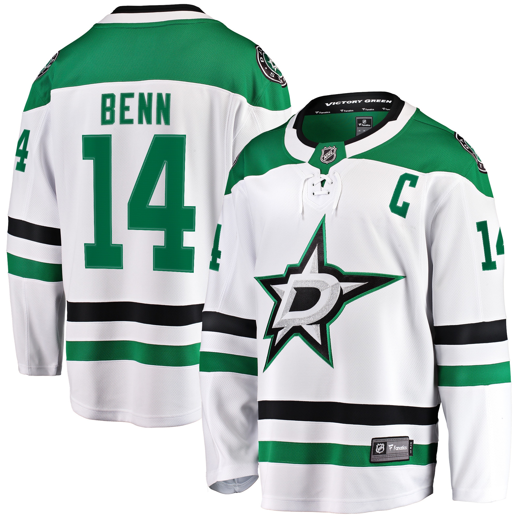 Jamie Benn Dallas Stars Breakaway Jersey White