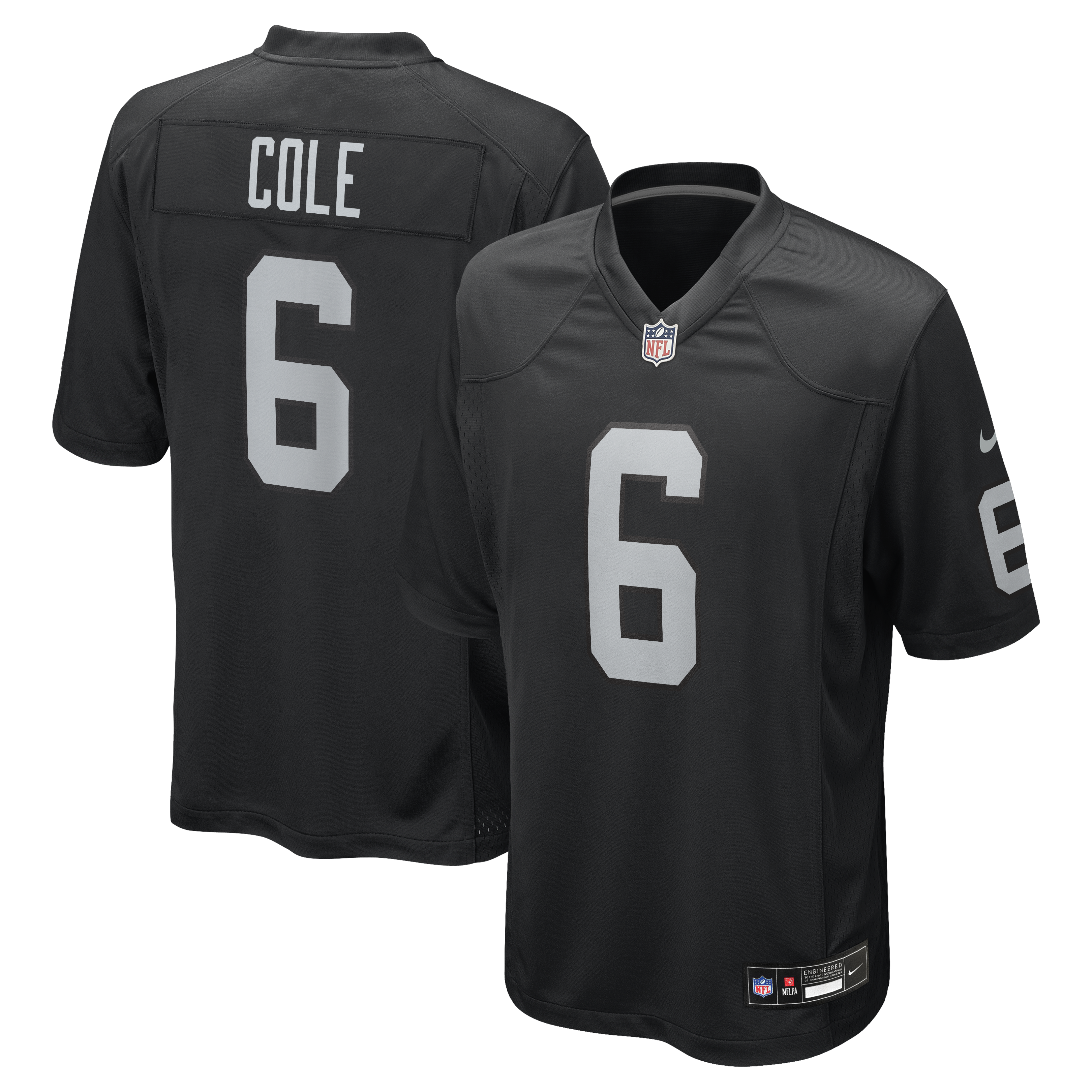 Aj Cole Las Vegas Raiders Game Jersey Black