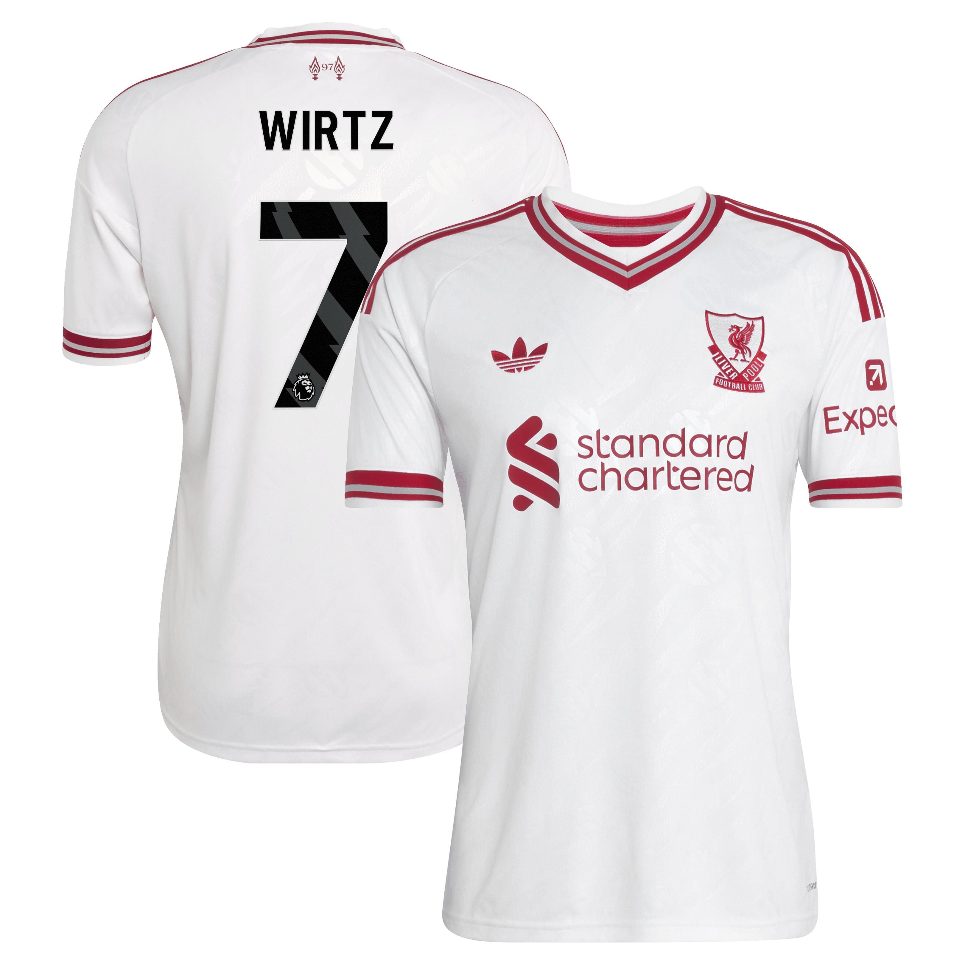 Florian Wirtz Liverpool 2026/27 Away Replica Jersey White