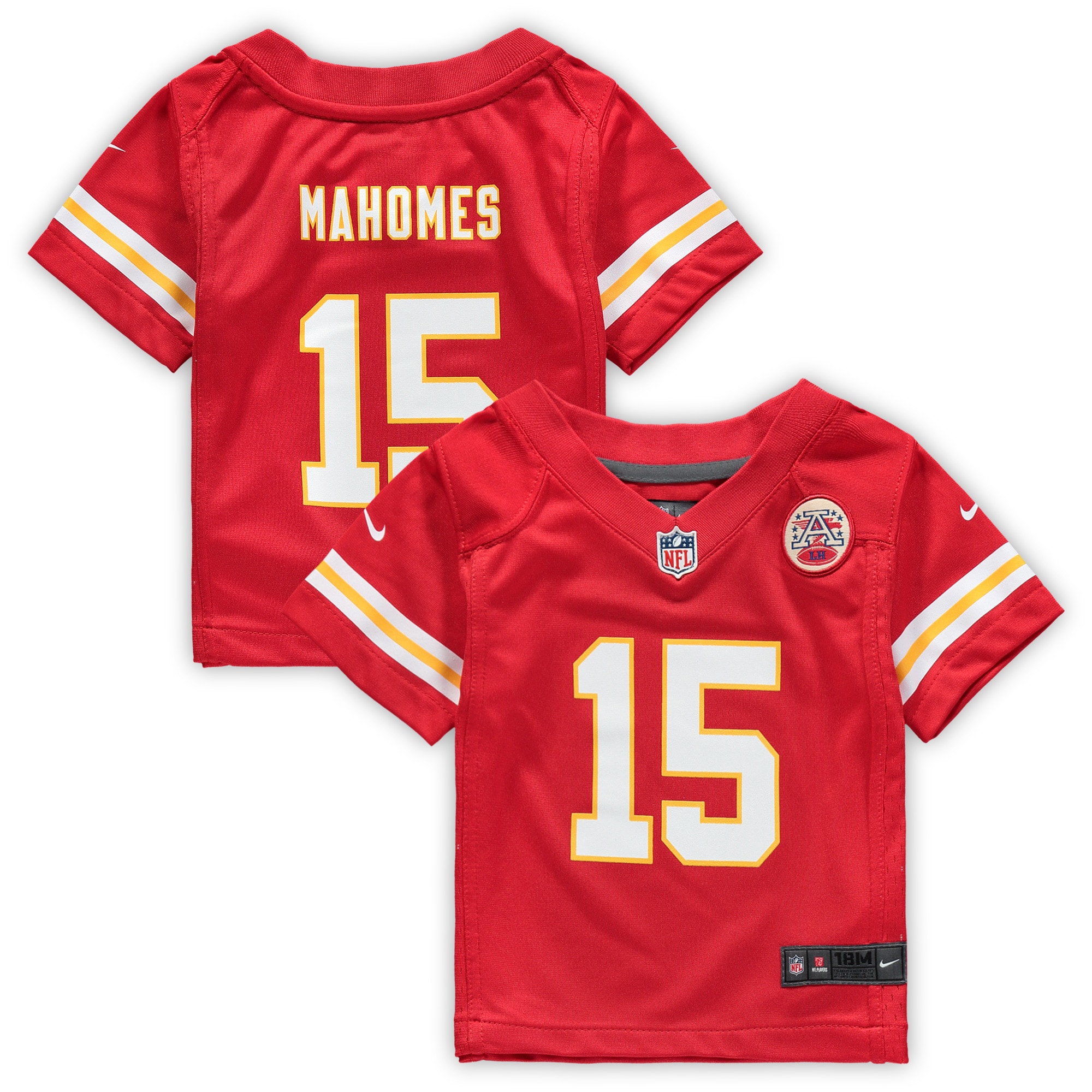 Patrick Mahomes Kansas City Chiefs Infant Team Player Game Jersey Red