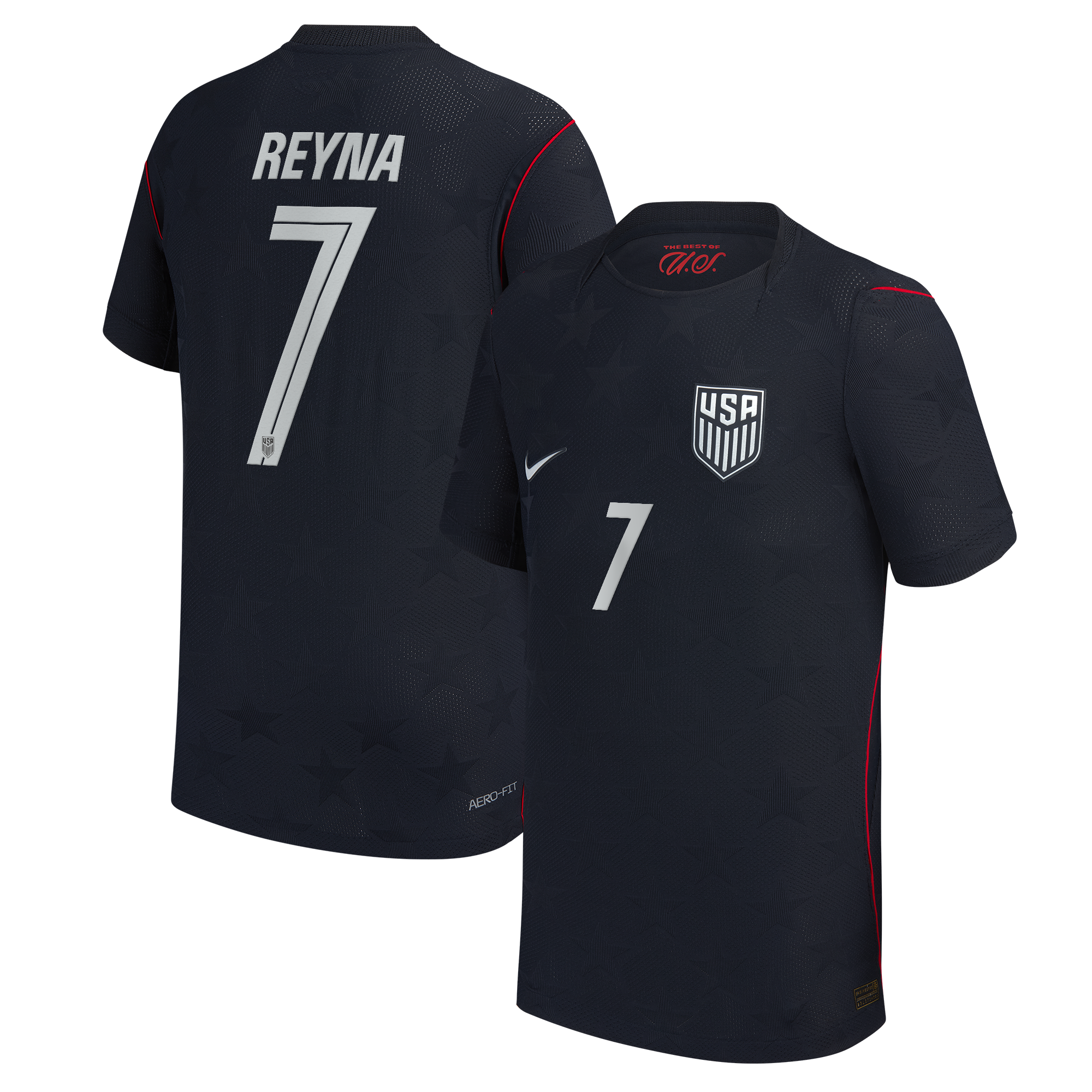 Giovanni Reyna Usmnt 2026 Away Match Jersey Blue Men