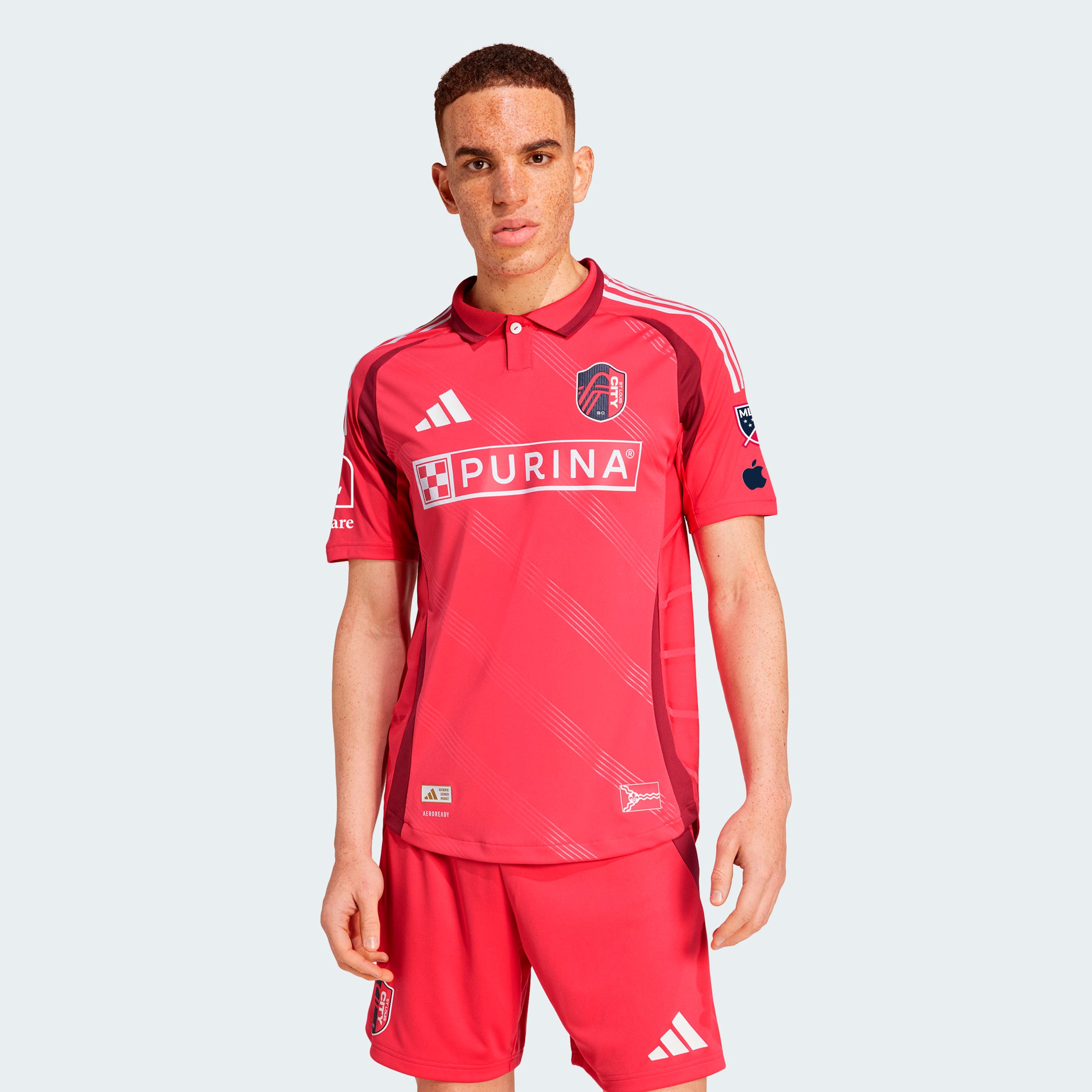 St Louis City Sc 2025 Forever City Red On Field Jersey Red
