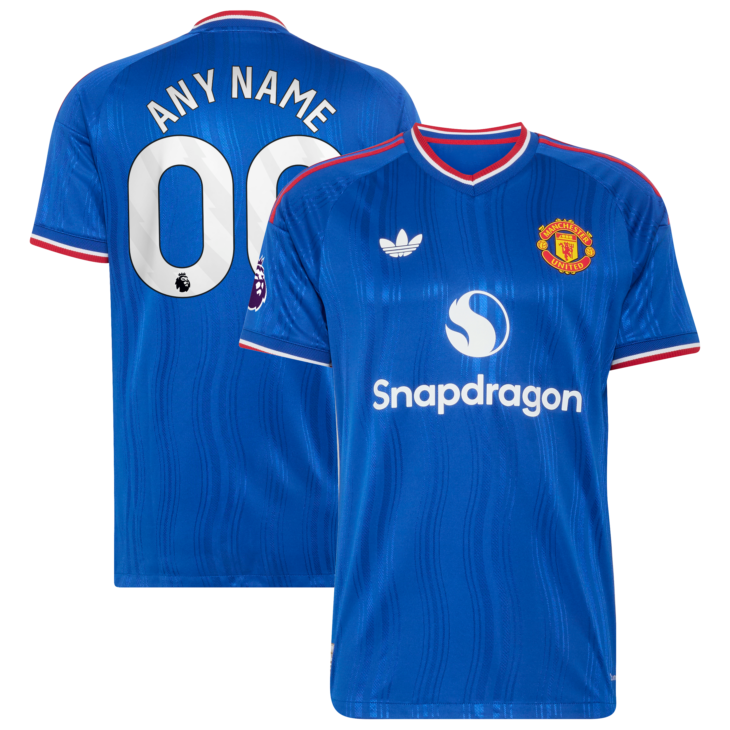 Manchester United 2026/27 Away On Field Custom Jersey Royal