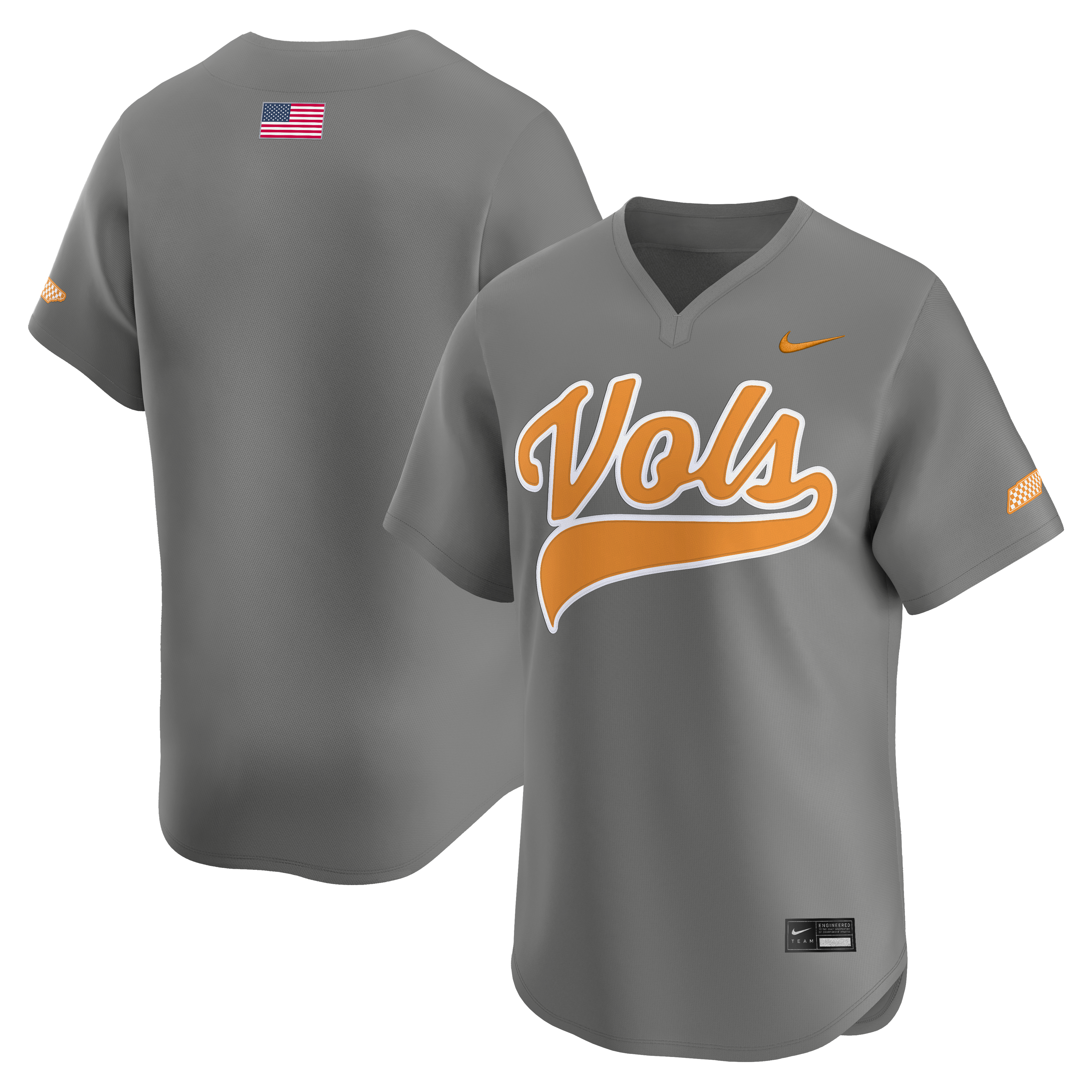 Tennessee Volunteers Alternate Limited Baseball Jersey Gray