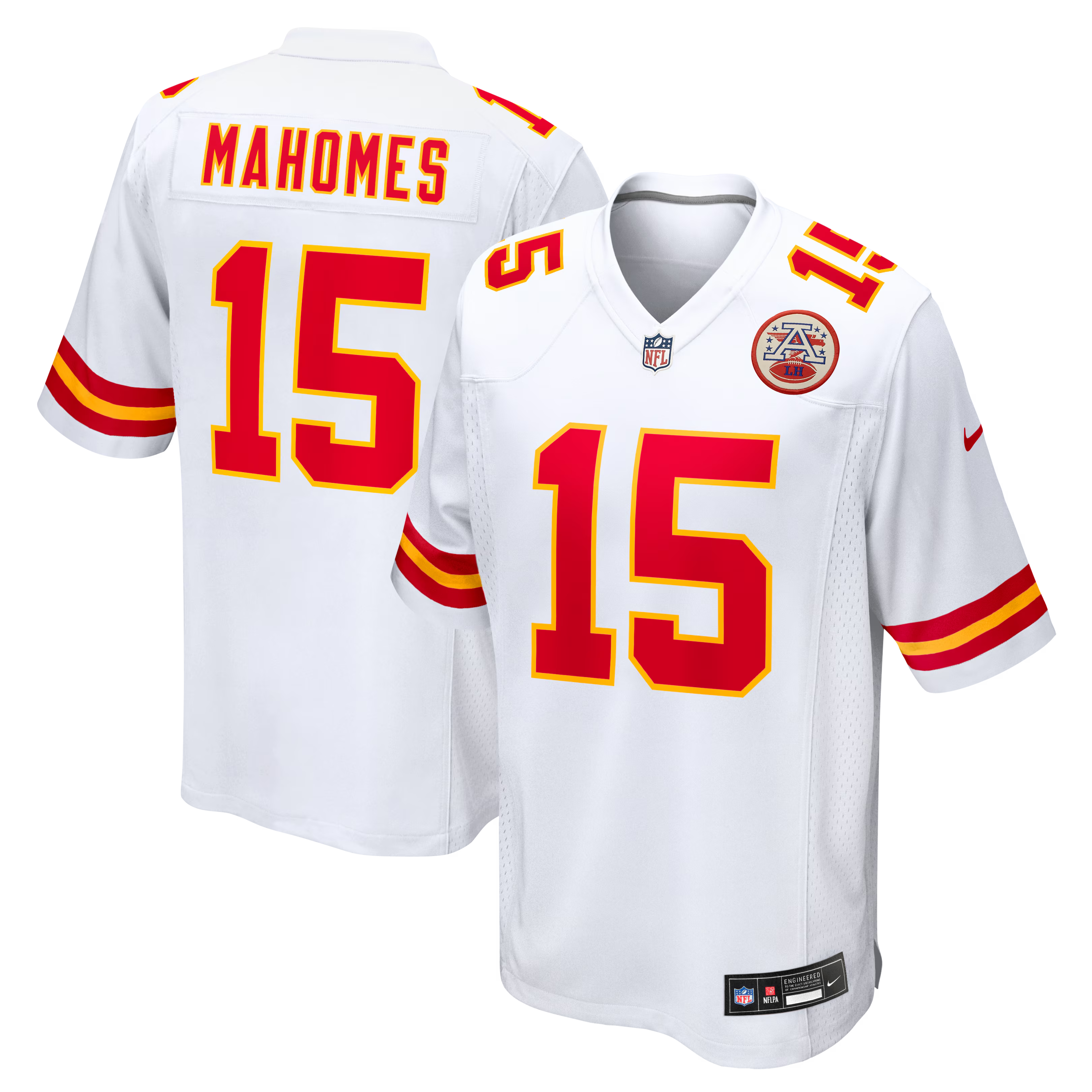 Patrick Mahomes Kansas City Chiefs Game Jersey White