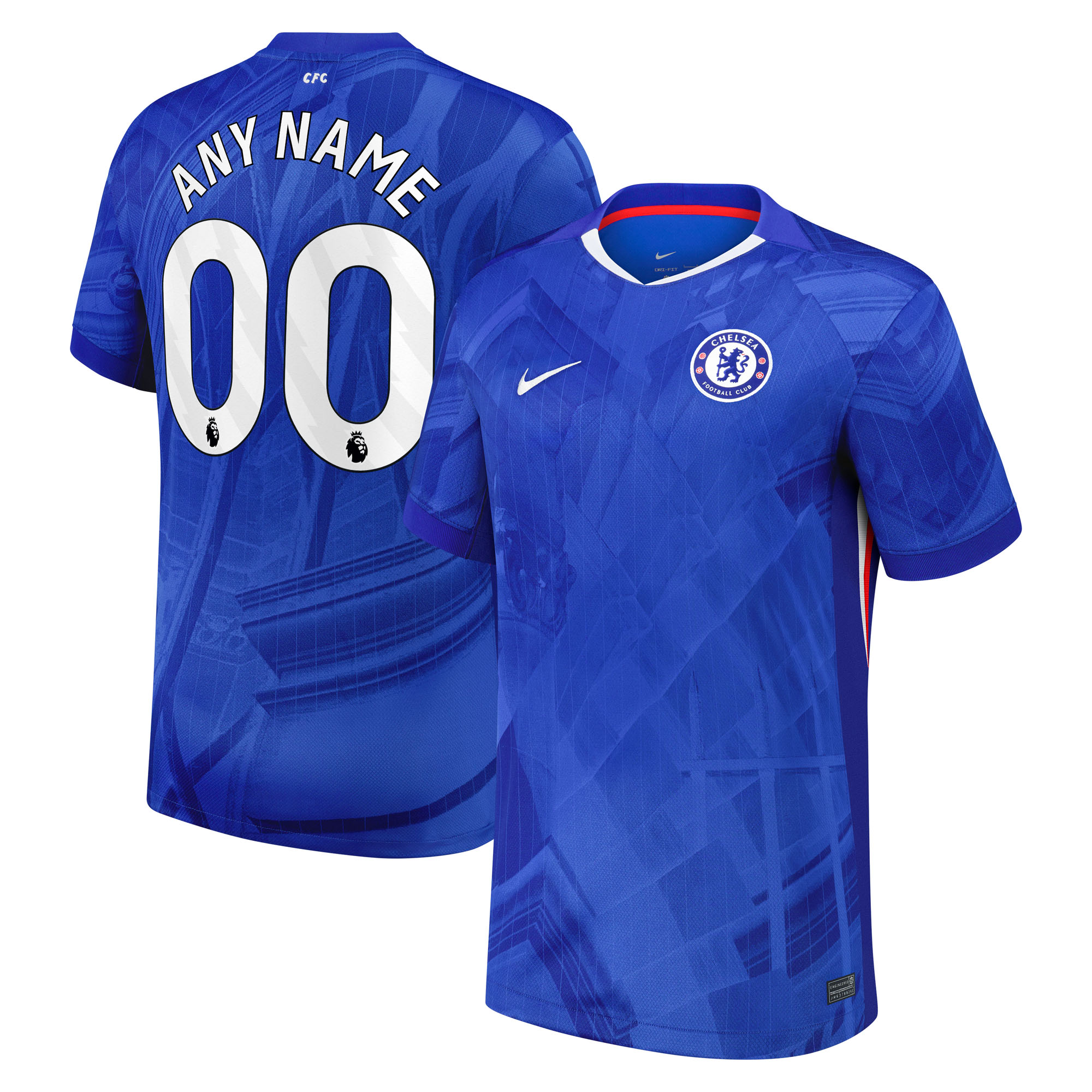 Chelsea 2025/26 Home Replica Custom Jersey Blue